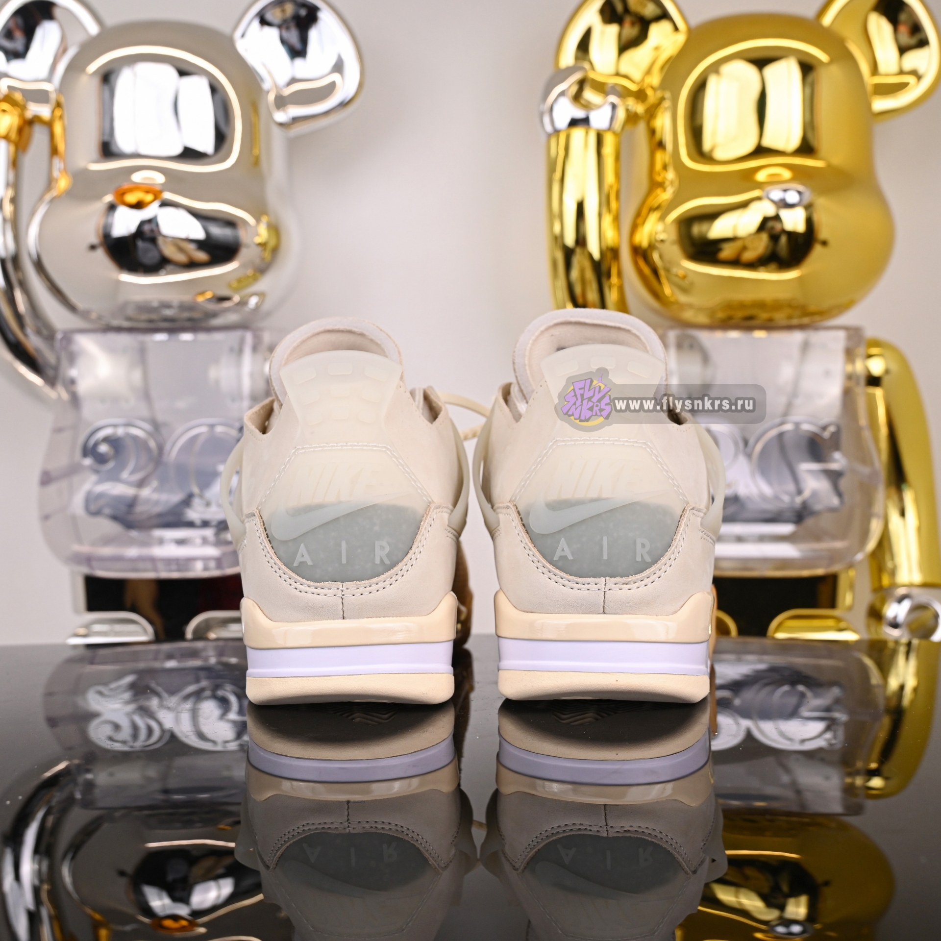 AIR JORDAN OFF-WHITE X WMNS AIR JORDAN 4 SP 'SAIL' CV9388-100