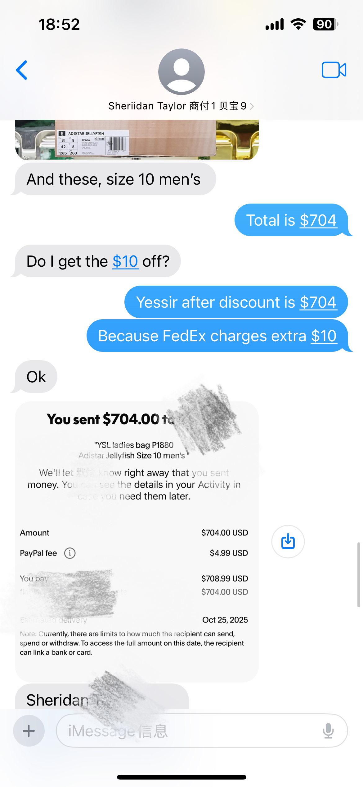 Luxury goods, including shoes, bags, watches, clothing, and more.