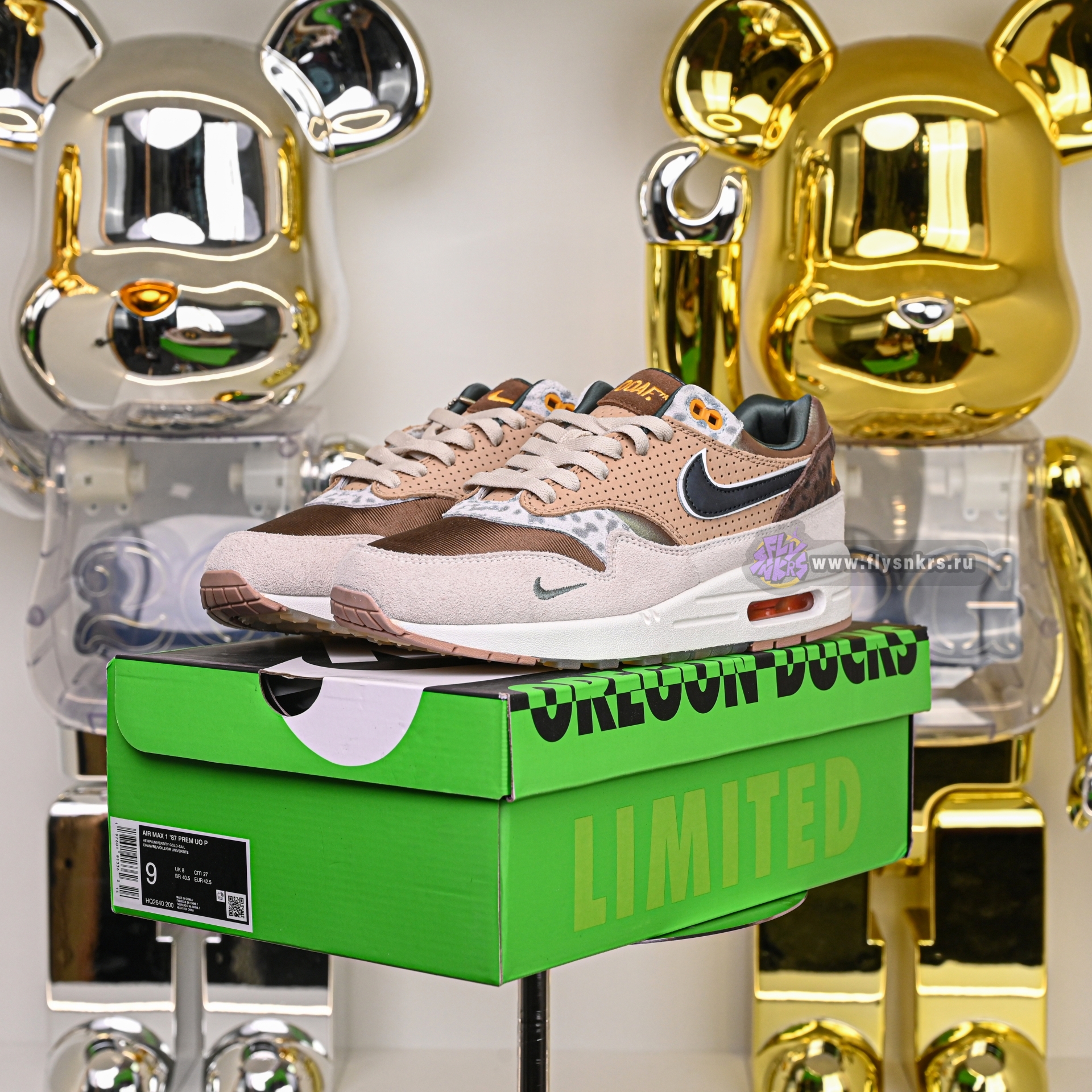 Division St. x Nike Air Max 1“University of Oregon”HQ2640-200