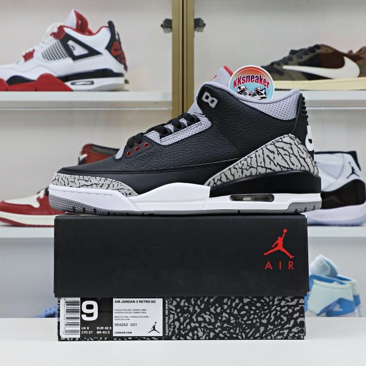 Jordan Air Jordan 3 retro blackcement  2018(854262-001)