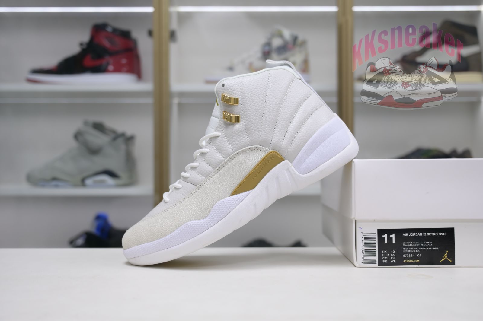 Jordan Air 12 Retro OVO White