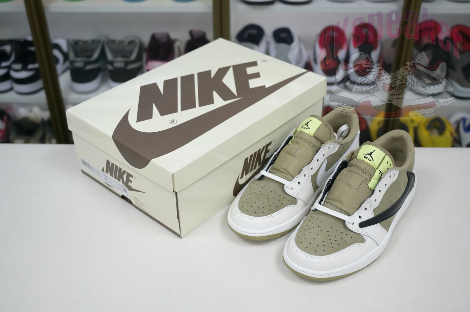Travis Scott x Air Jordan 1  Low Golf 6.0