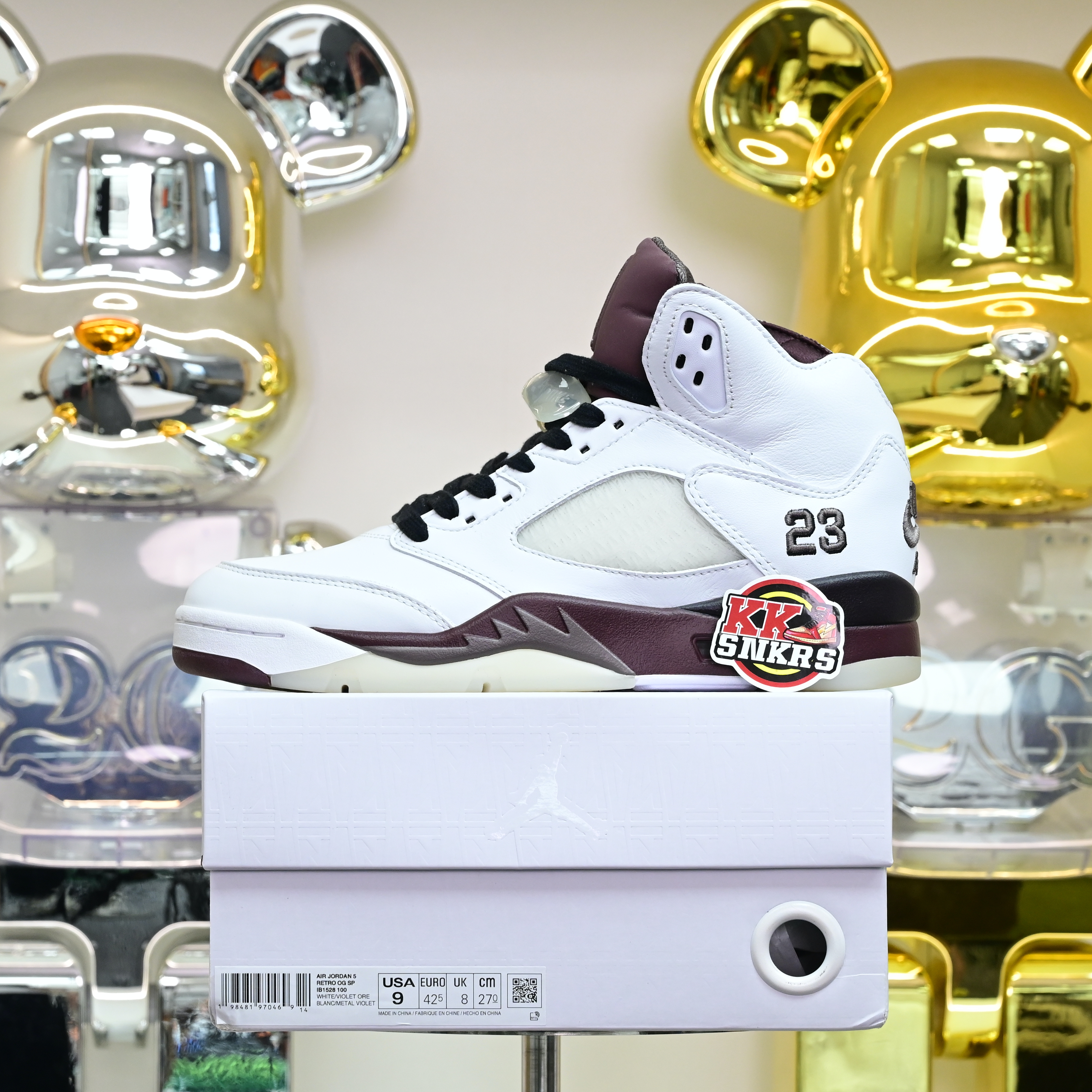 A Ma Maniére x  Air Jordan 5“Burgundy Crush” IB1528-100