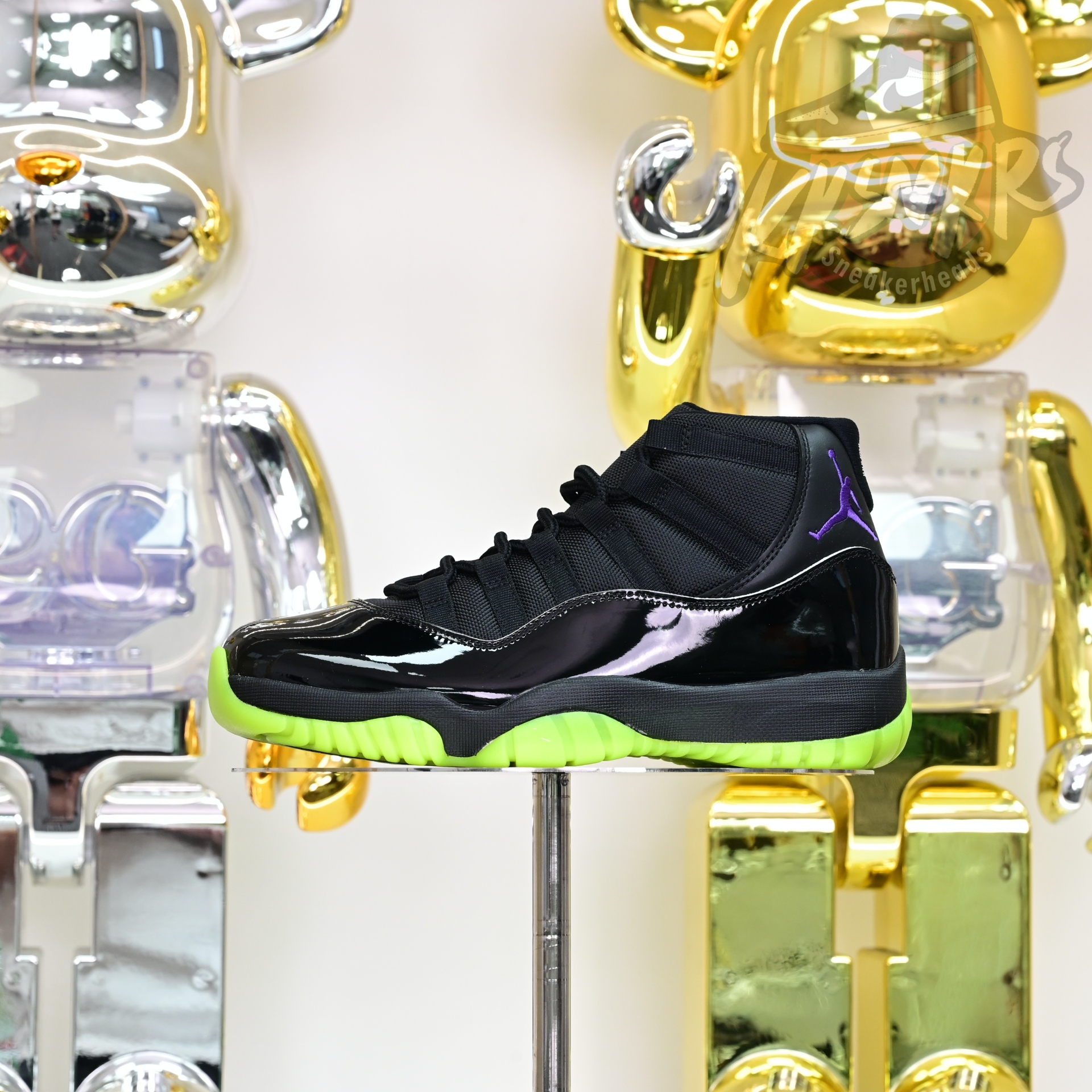 Air Jordan 11 GS Black/Barely Volt   CT8012-003