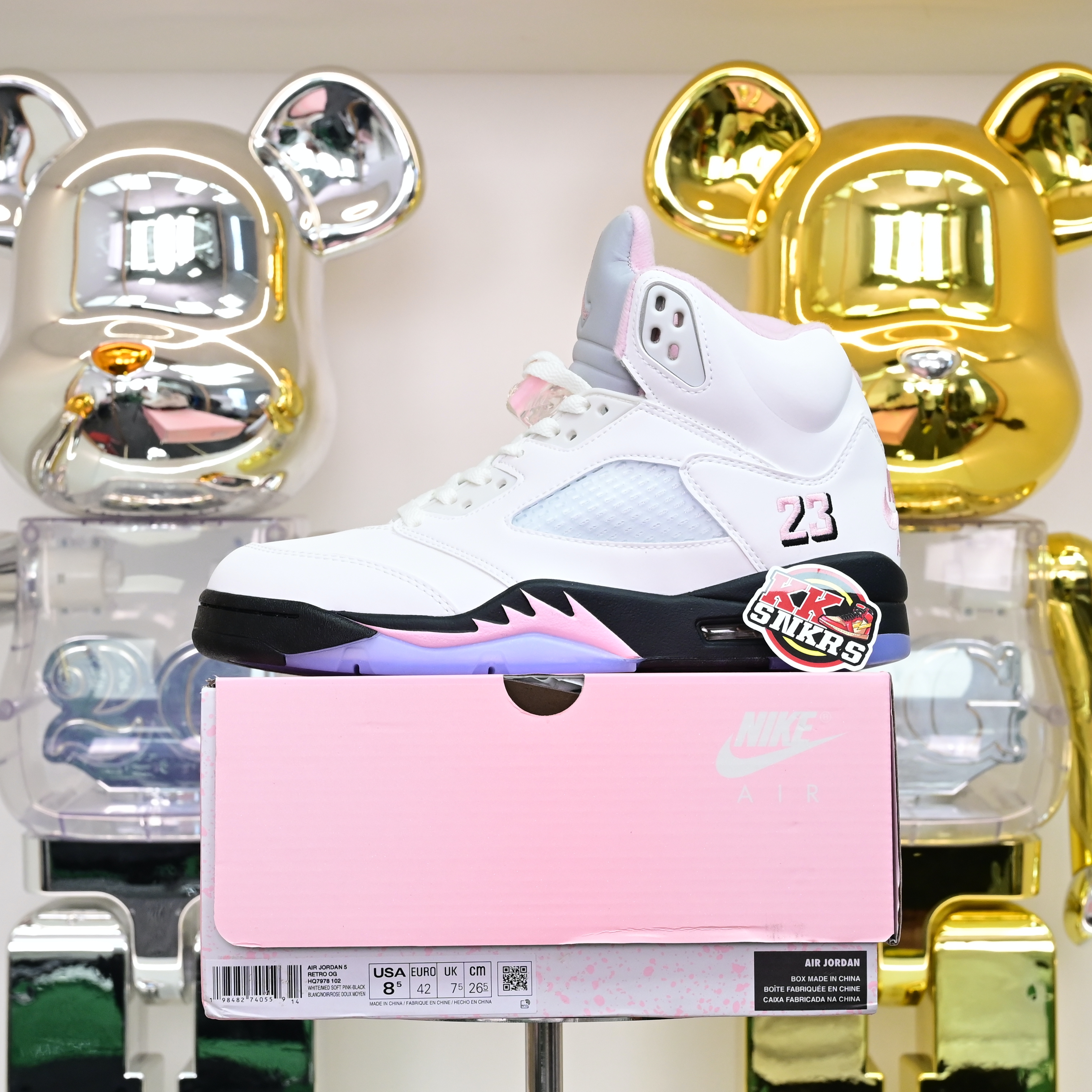 Air Jordan 5“Medium Soft Pink” HQ7978-102