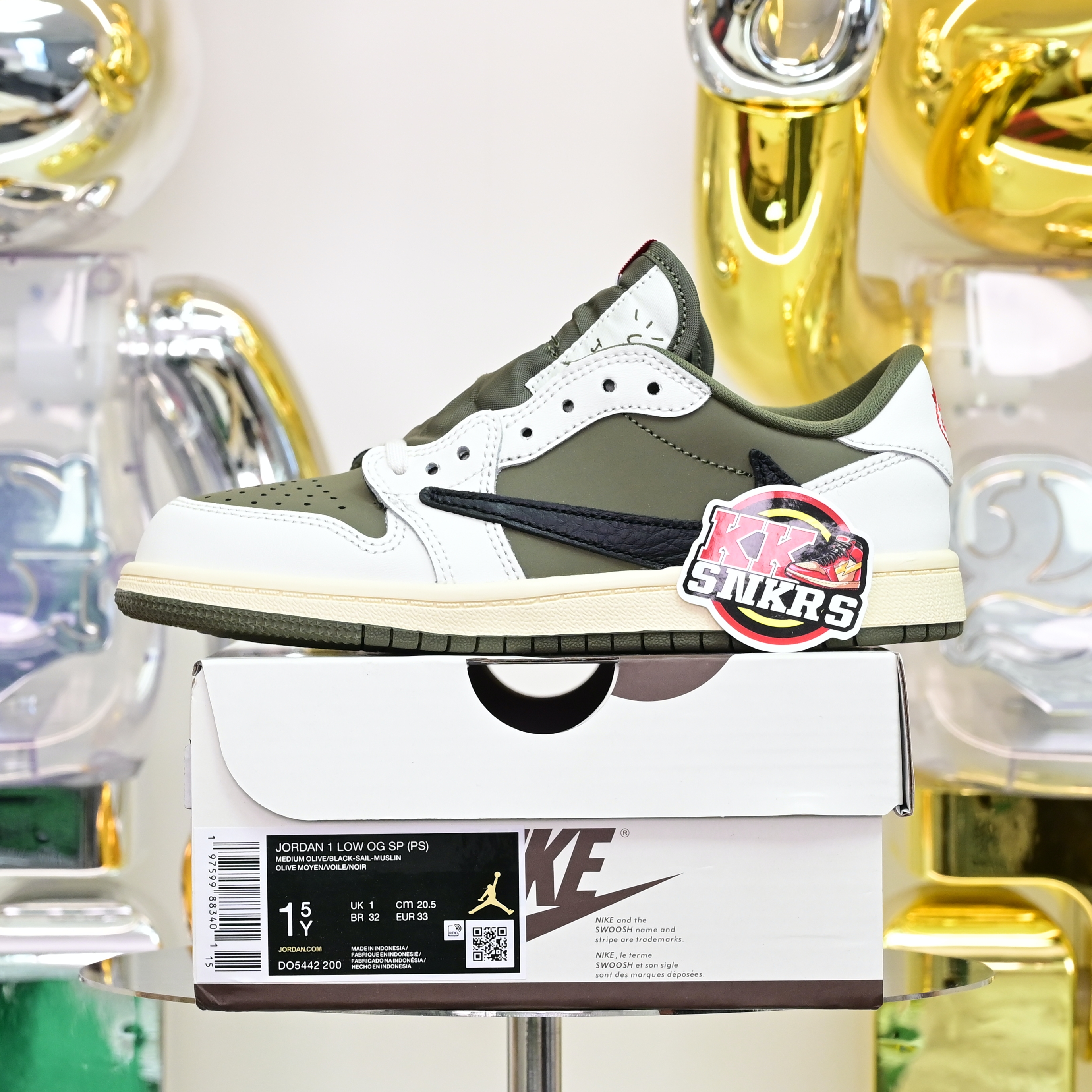 Kids Shoes Travis Scott x  Air Jordan 1 Low OG SP DO5442-200