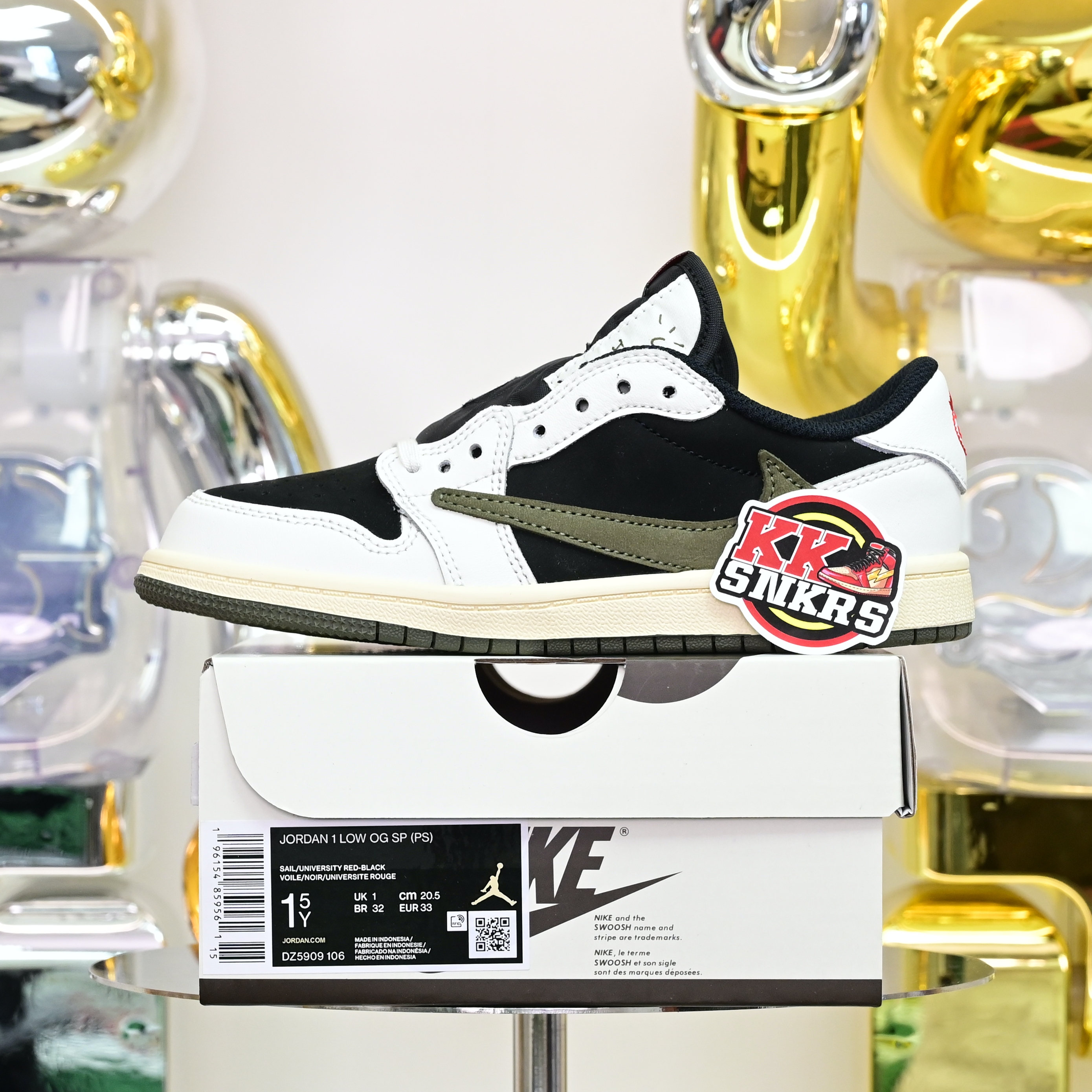 Kids Shoes yTravis Scott x Air Jordan 1 Low OG