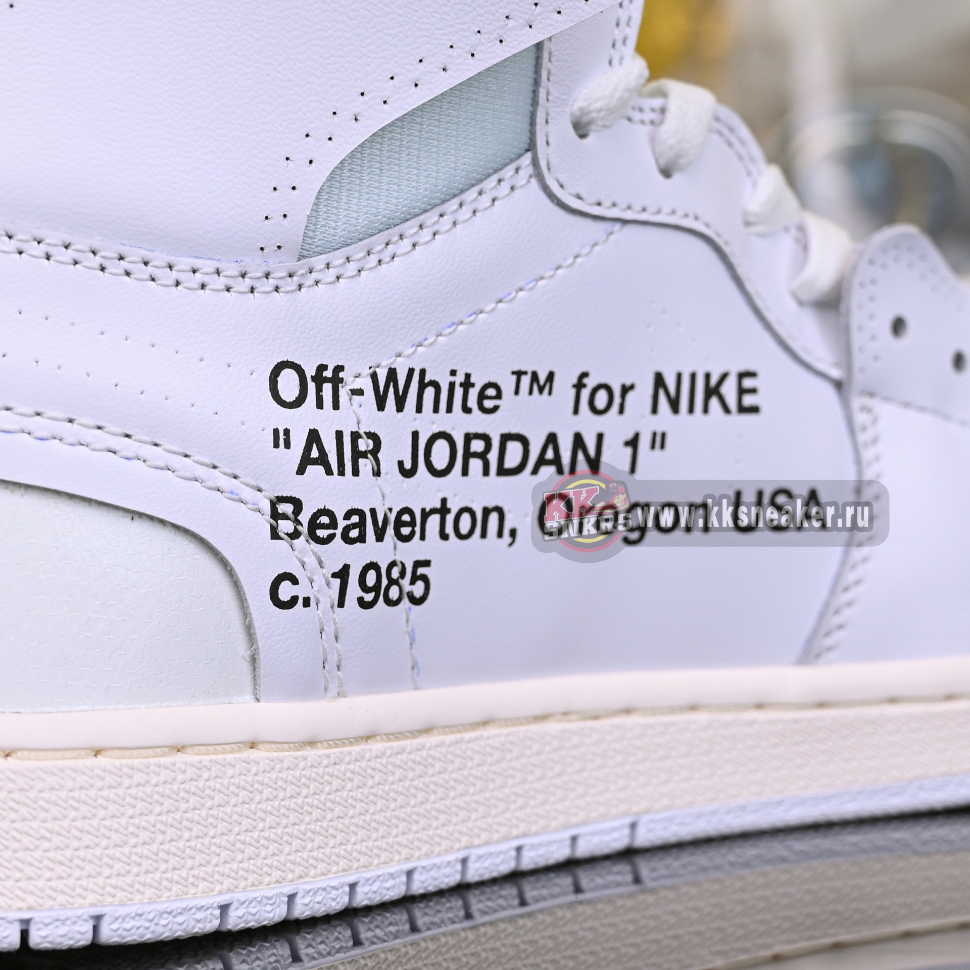 OFF-WHITE X AIR JORDAN 1 RETRO HIGH OG 'WHITE' 2018