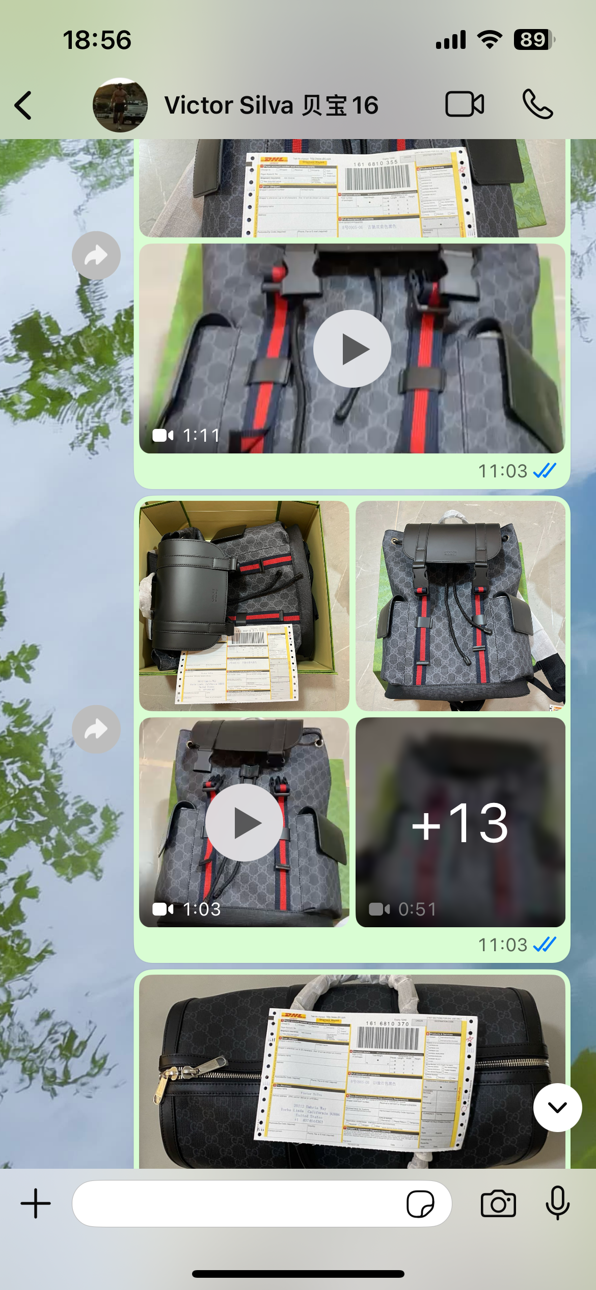 Luxury goods, including shoes, bags, watches, clothing, and more.