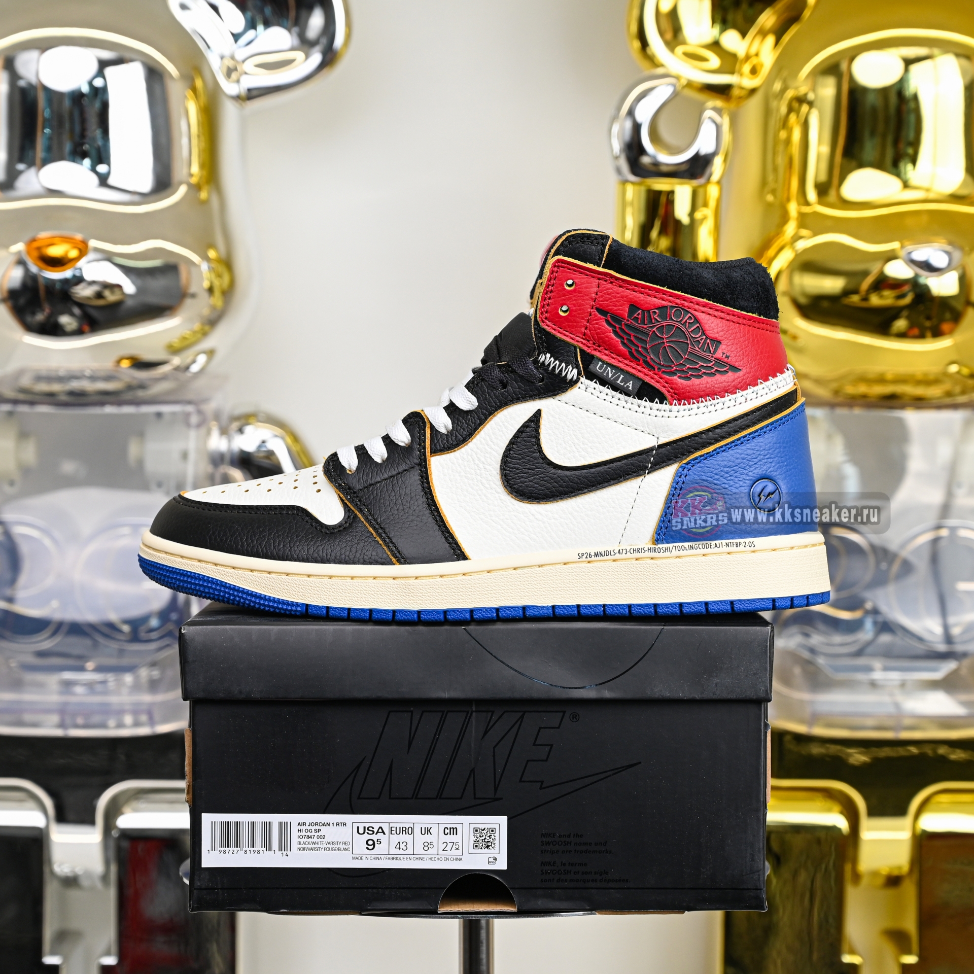 Union LA x Fragment Design x  Air Jordan 1 High OG