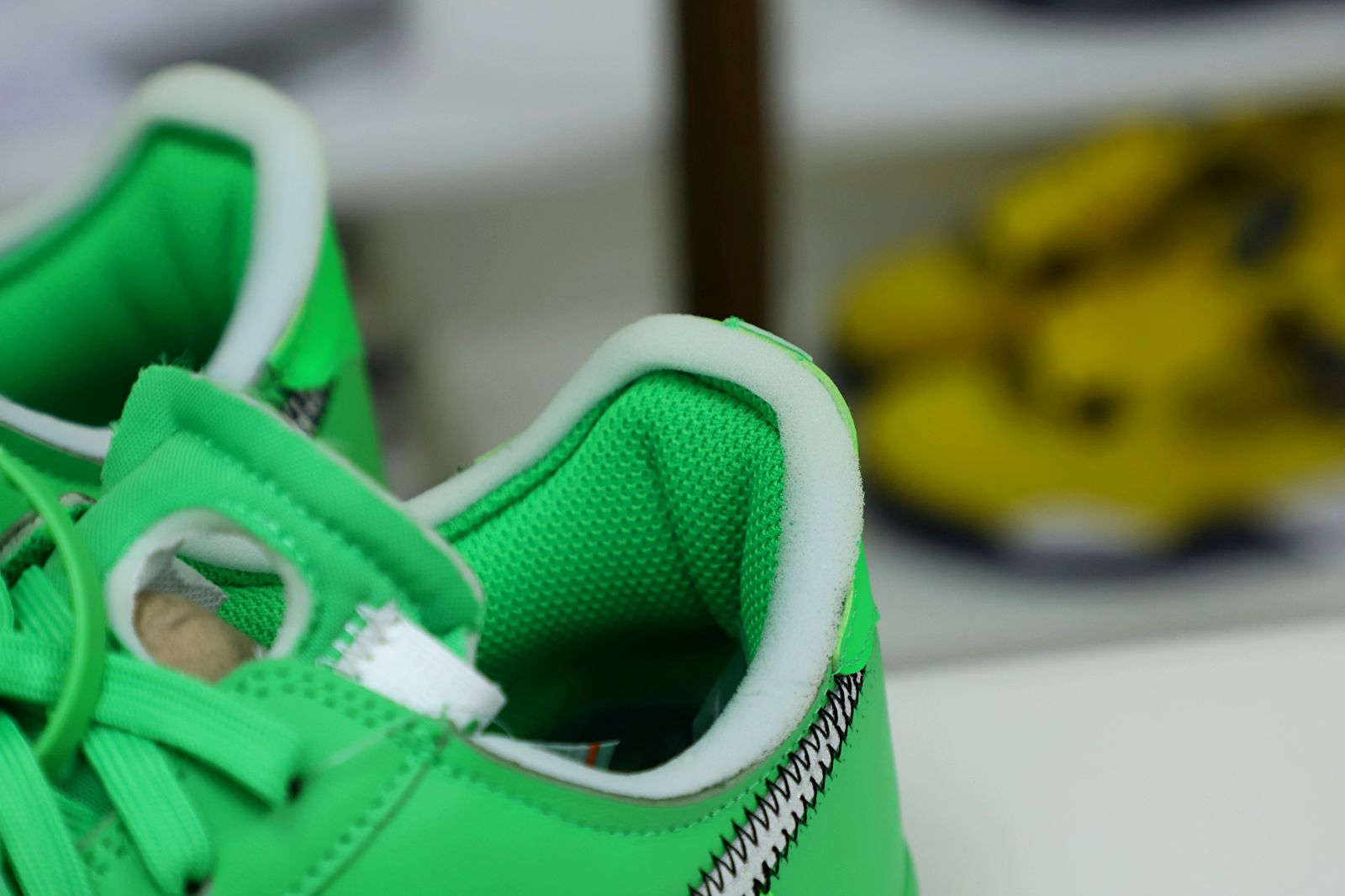 OFF WHITE NIKE AIR FORCE 1 LOW GREEN