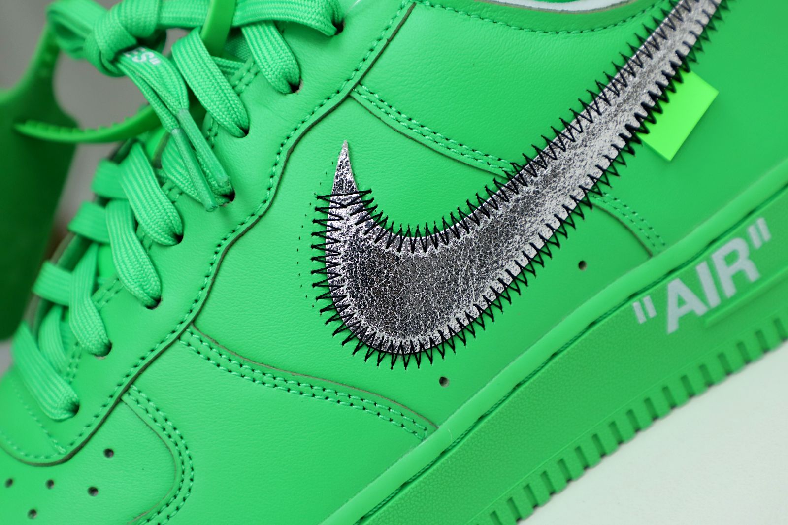 OFF WHITE NIKE AIR FORCE 1 LOW GREEN