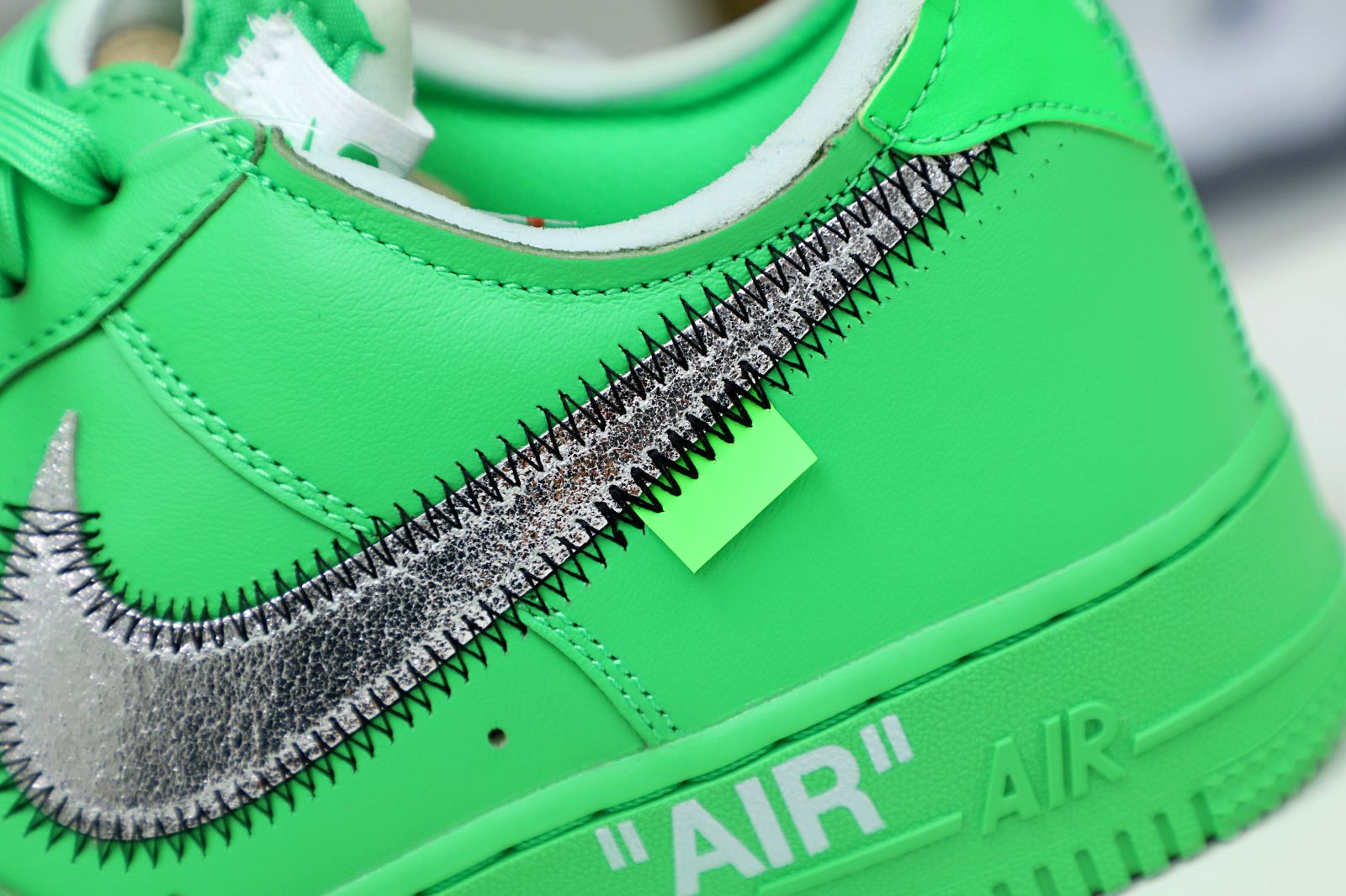 OFF WHITE NIKE AIR FORCE 1 LOW GREEN