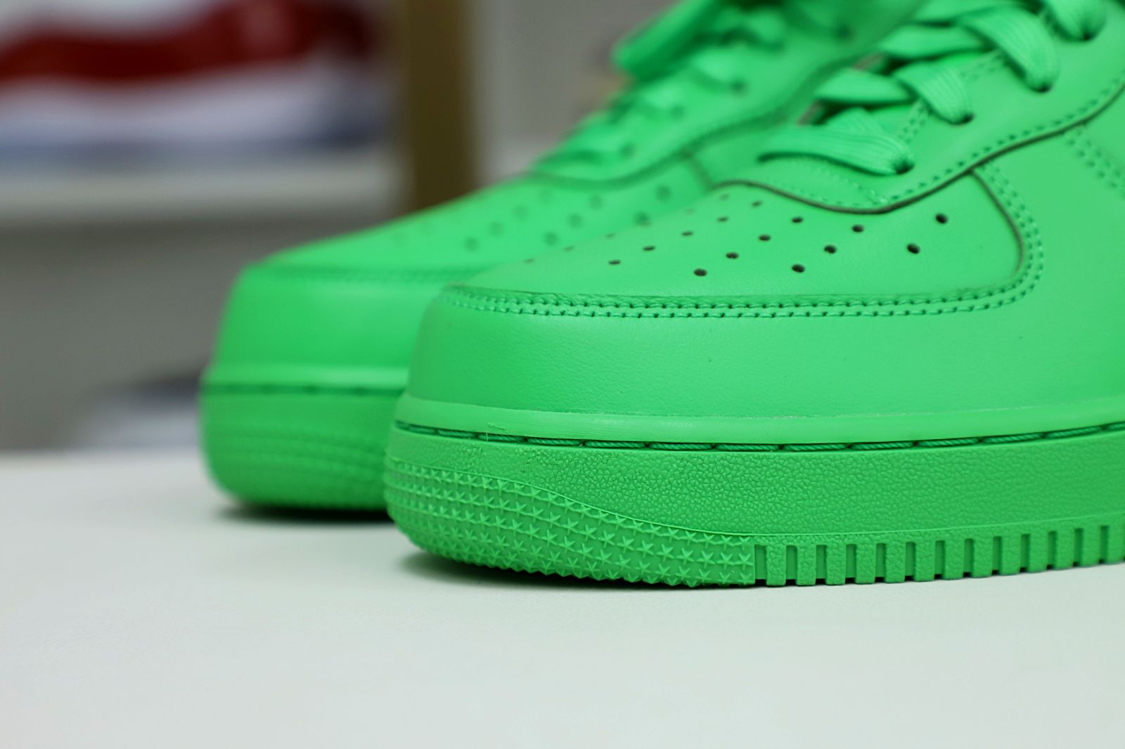 OFF WHITE NIKE AIR FORCE 1 LOW GREEN