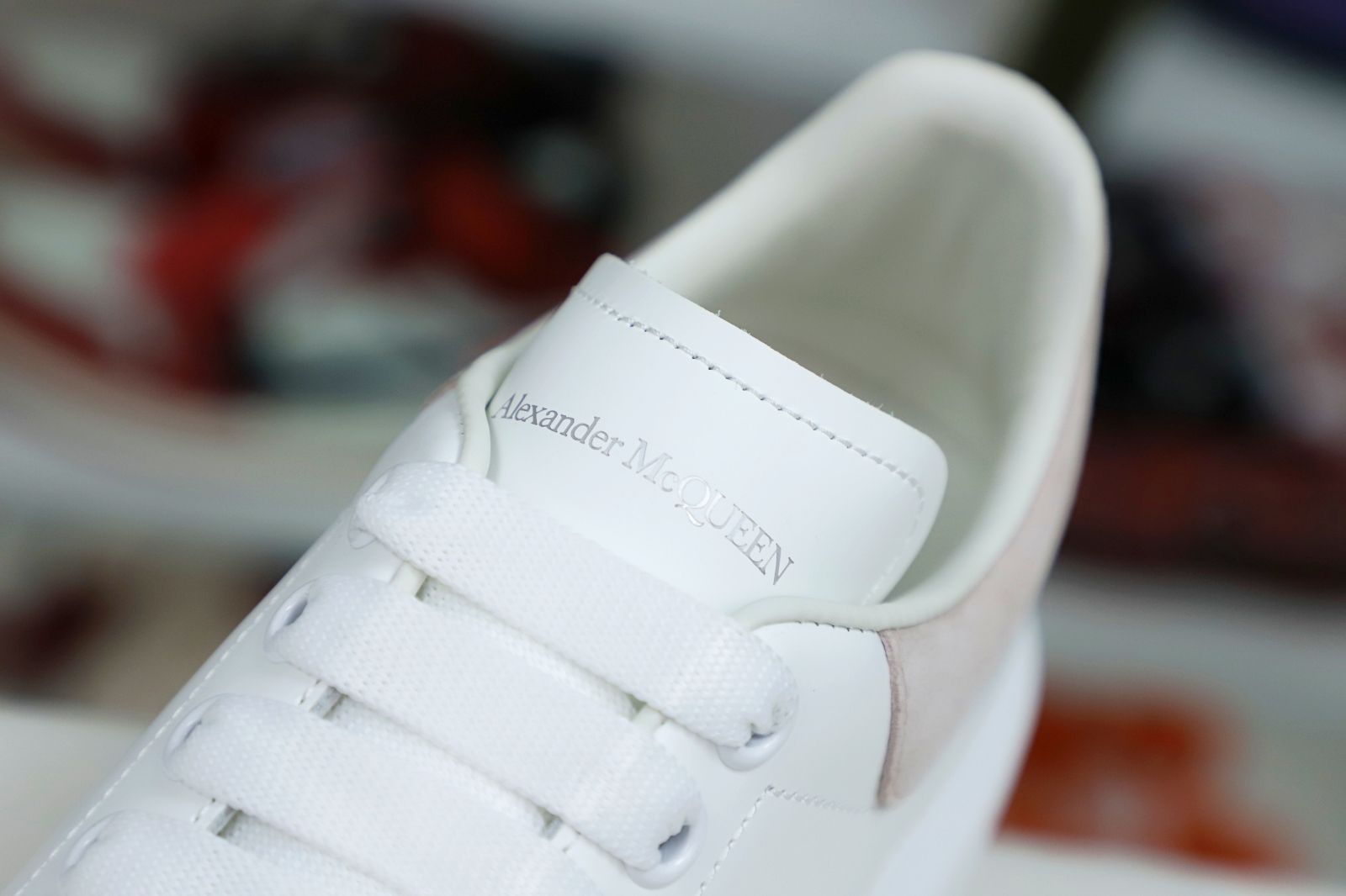 Alexander McQueen PARIS PINK SUEDE HEEL