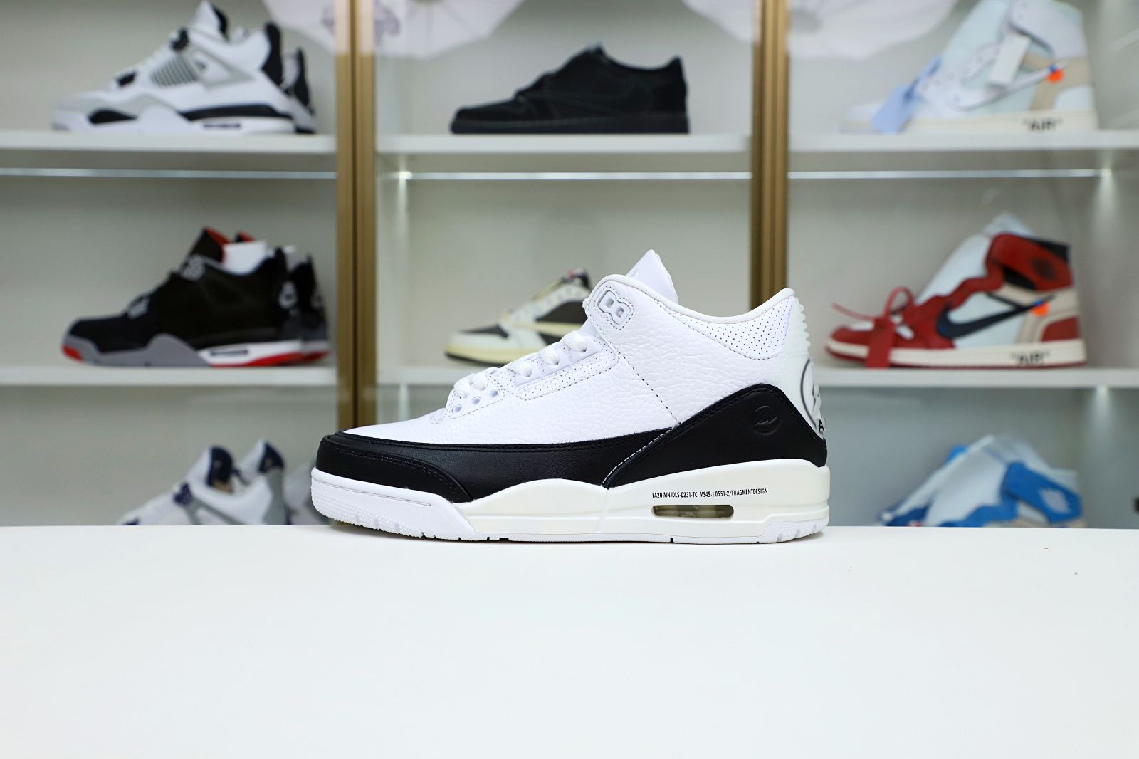 FRAGMENT DESIGN X AIR JORDAN 3 RETRO SP 'WHITE'