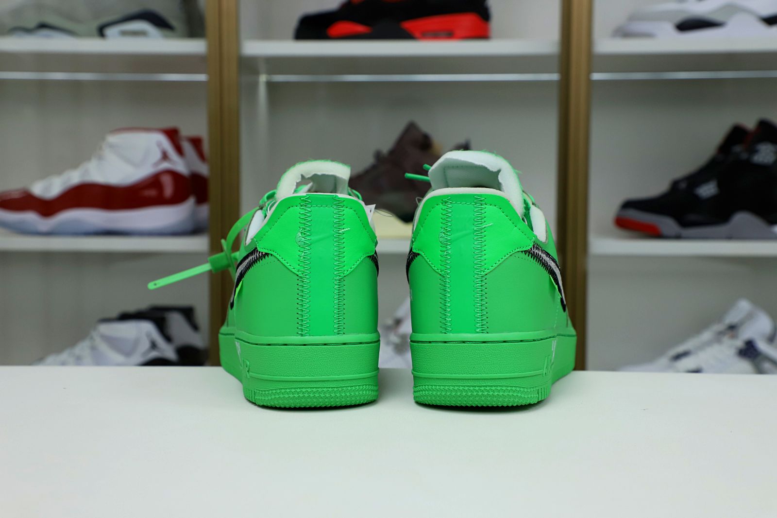 OFF WHITE NIKE AIR FORCE 1 LOW GREEN