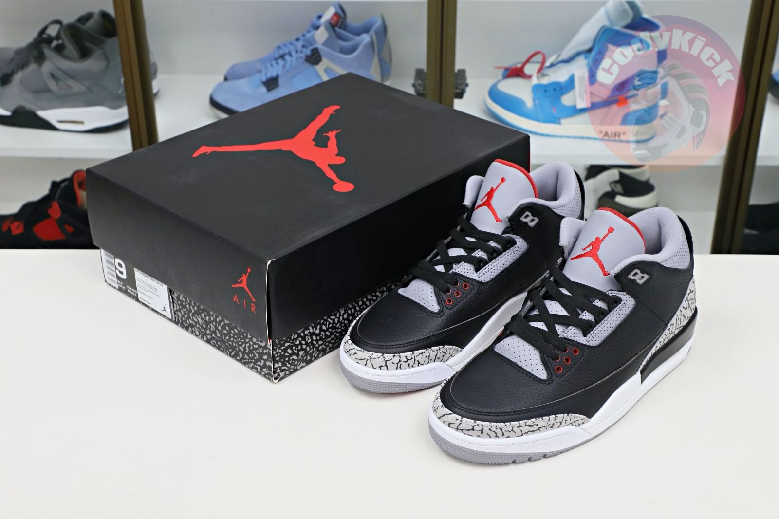 Jordan Air Jordan 3 retro blackcement 2018(854262-001)