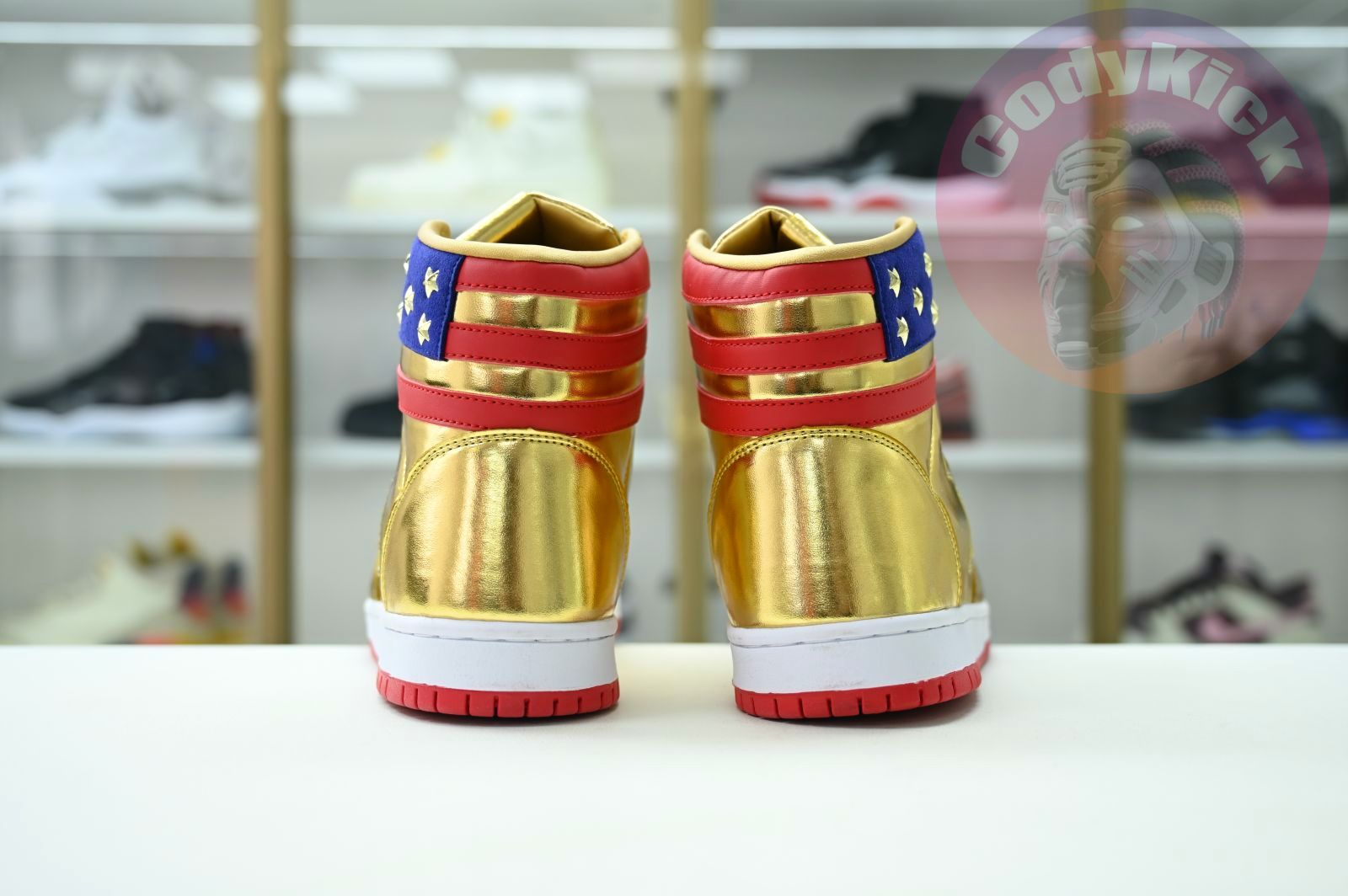 Never Surrender Trump sneakers MAGA.1