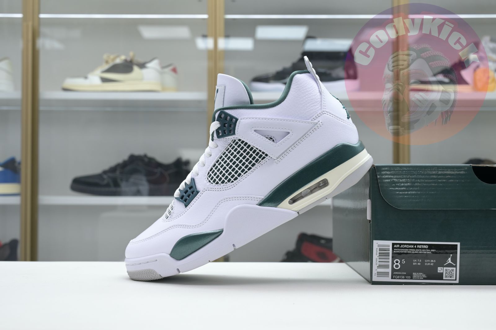 Air Jordan 4 Oxidized Green