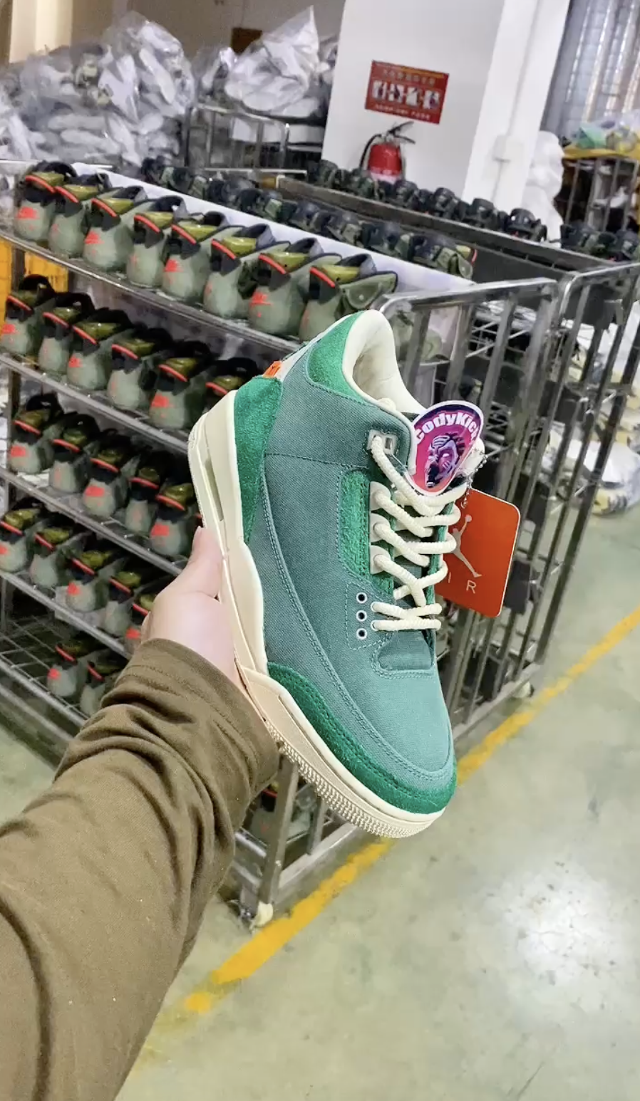 My customer is curious, why do I own this pair of Jordan 3 OG in advance?