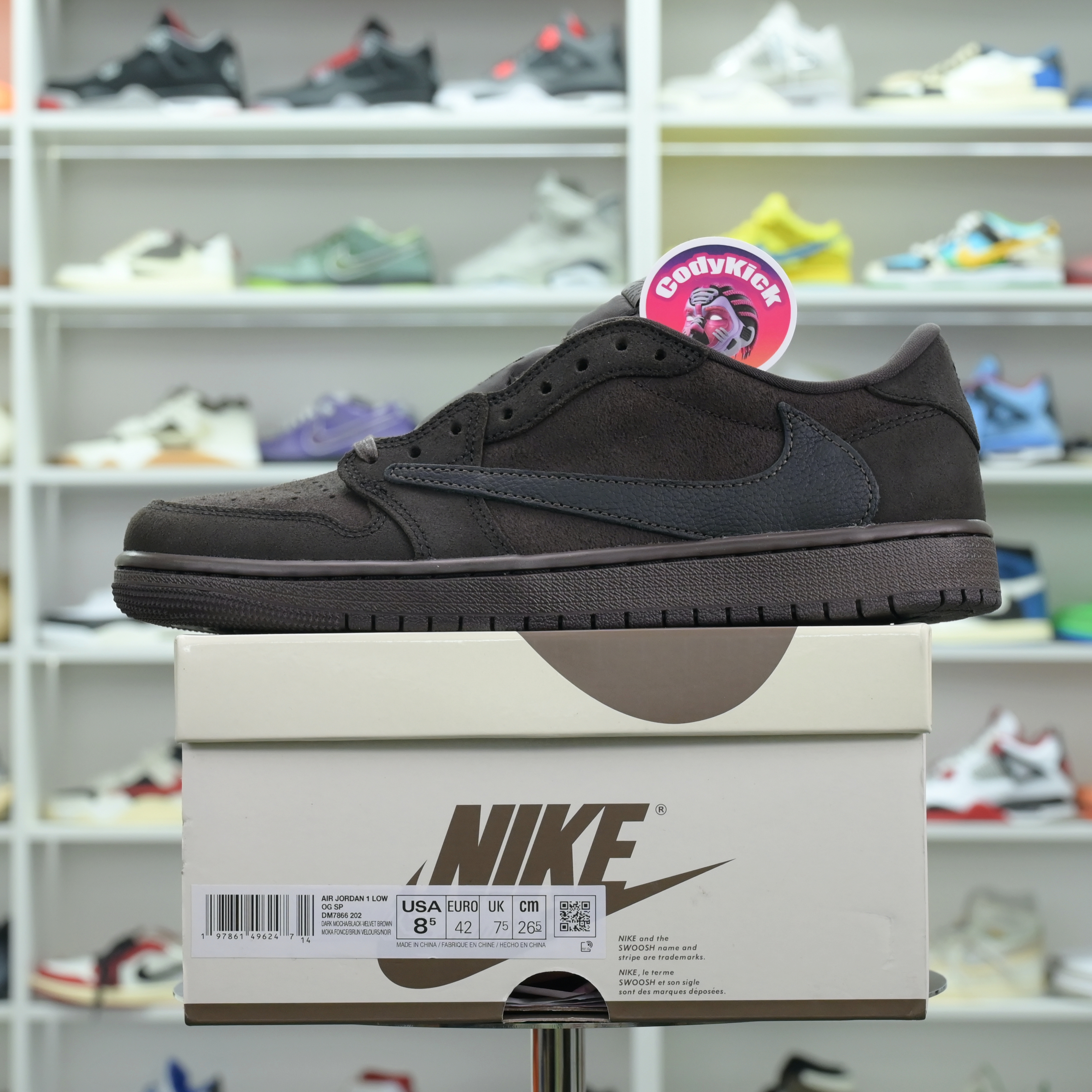 Travis Scott x Jordan Air Jordan 1 Low OG“Velvet Brown”