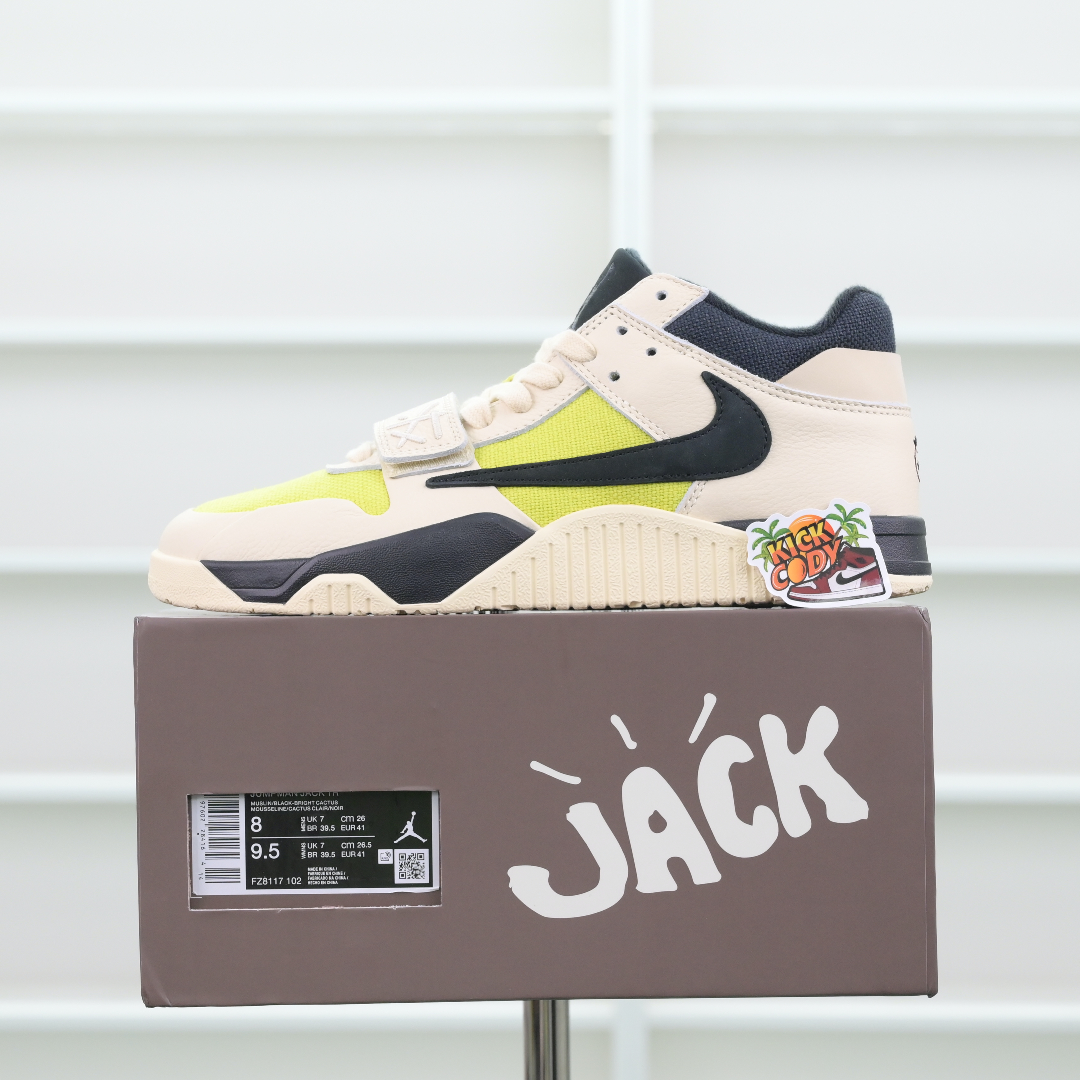 Travis Scottx Jordan Jumpman Jack TR“Bright Cactus” FZ8117-102