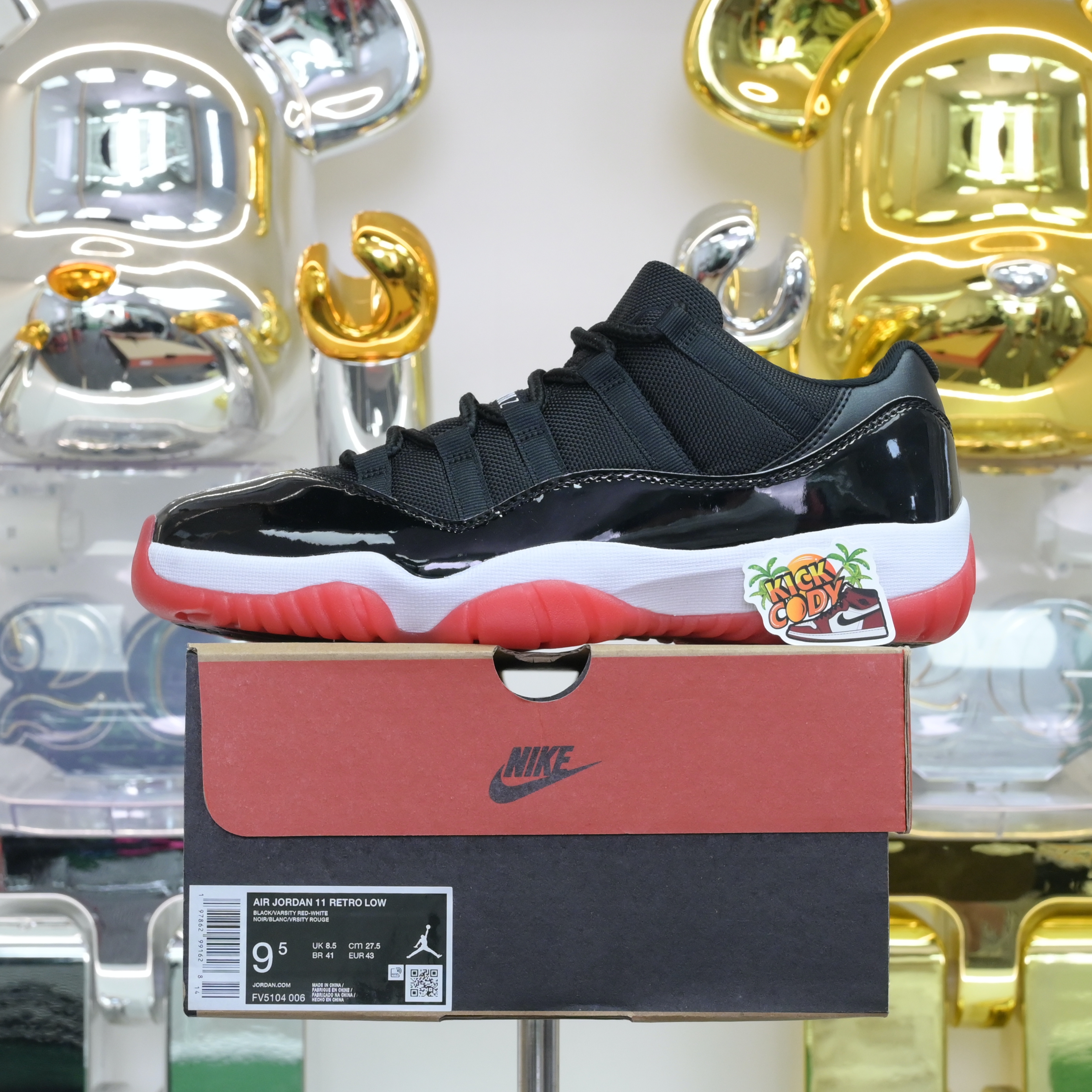 Air Jordan 11 Low“Bred” FV5104-006