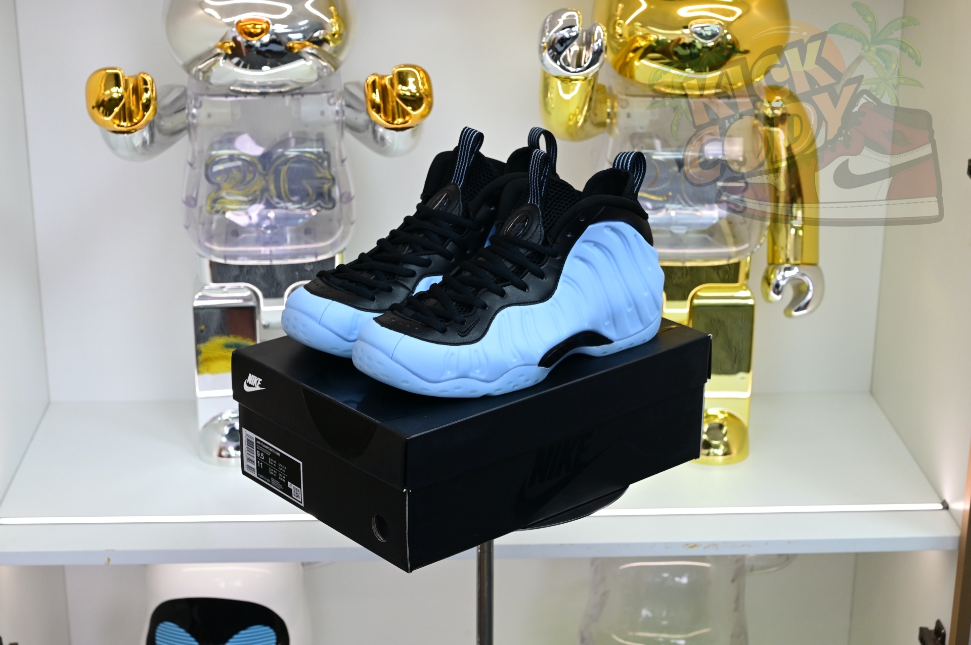 Nike Air Foamposite One 'Psychic Blue and Black'  HJ6014-400