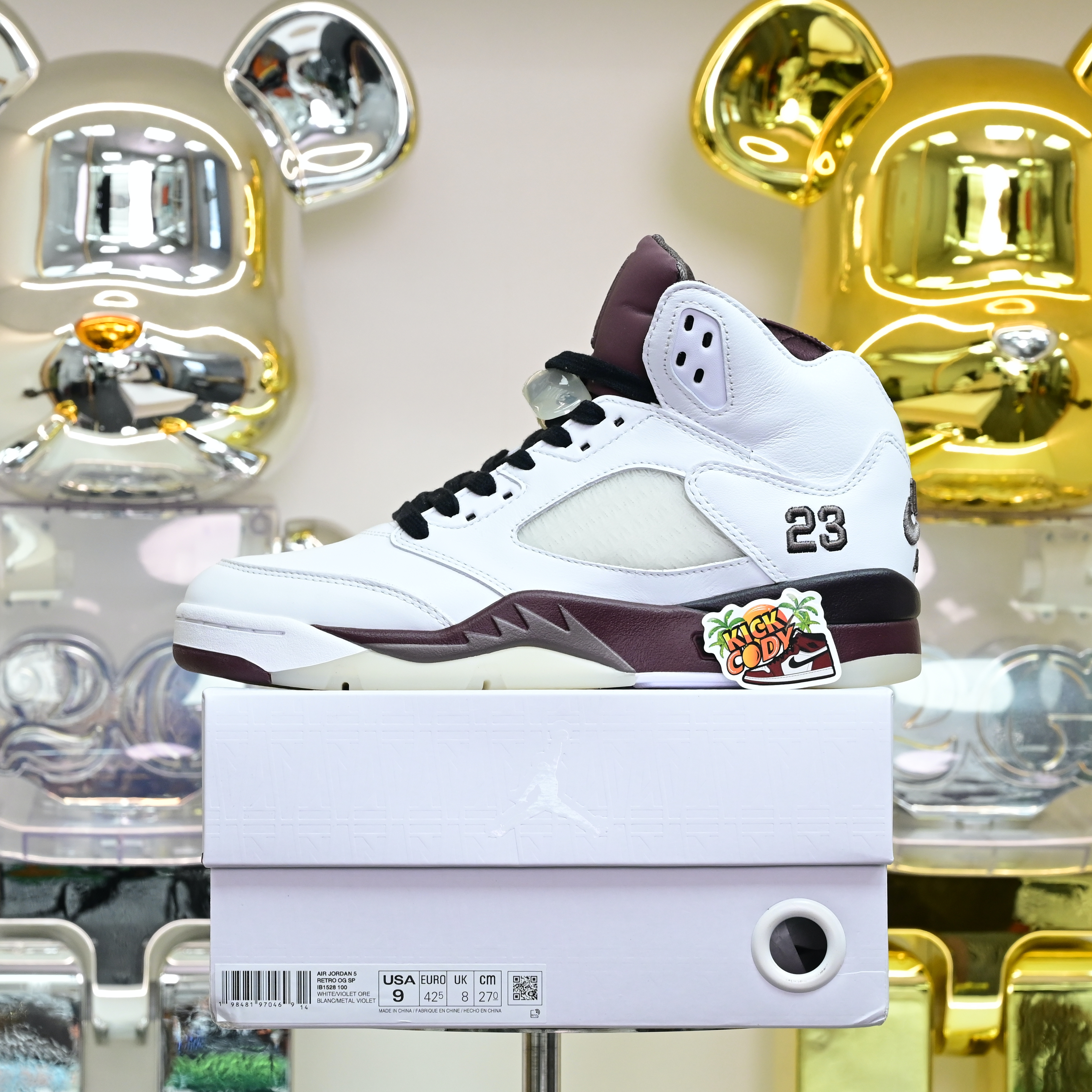 A Ma Maniére x Air Jordan 5“Burgundy Crush” IB1528-100