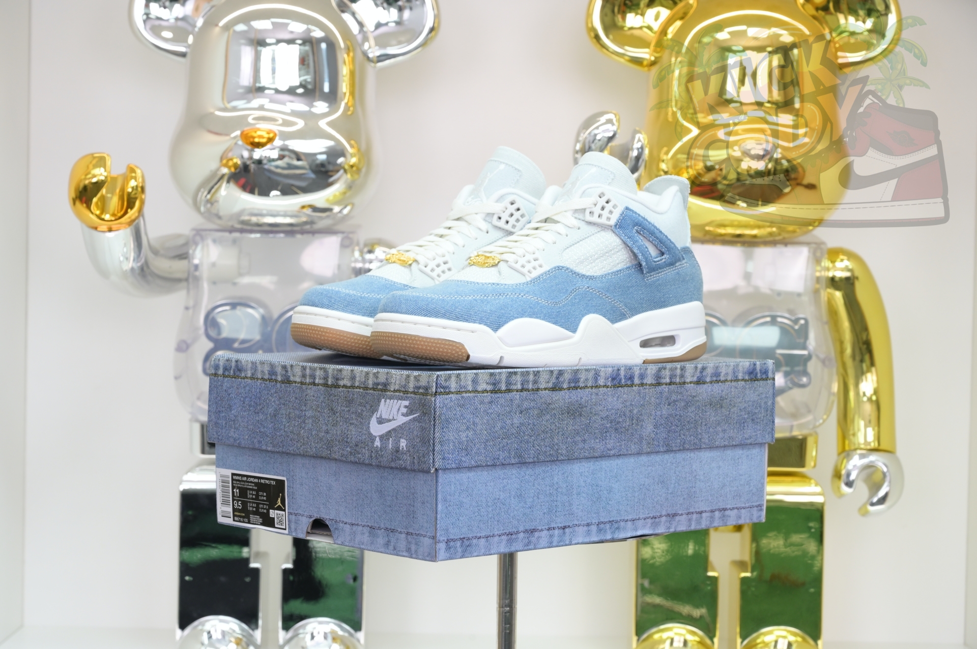 Air Jordan 4 Denim“Worn Blue” IB6716-100
