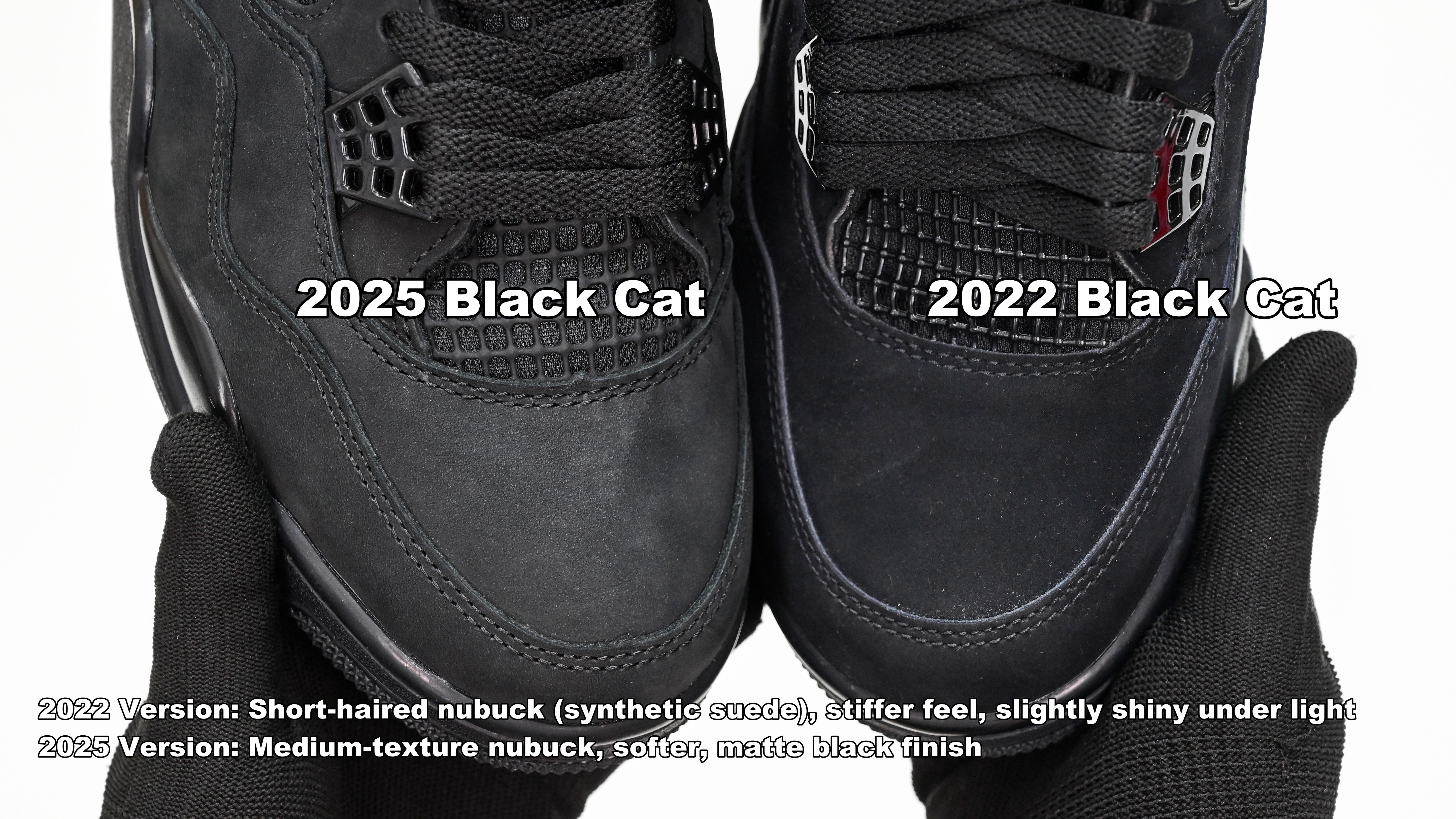 AIR JORDAN 4 RETRO 'BLACK CAT' 2025   FV5029-010