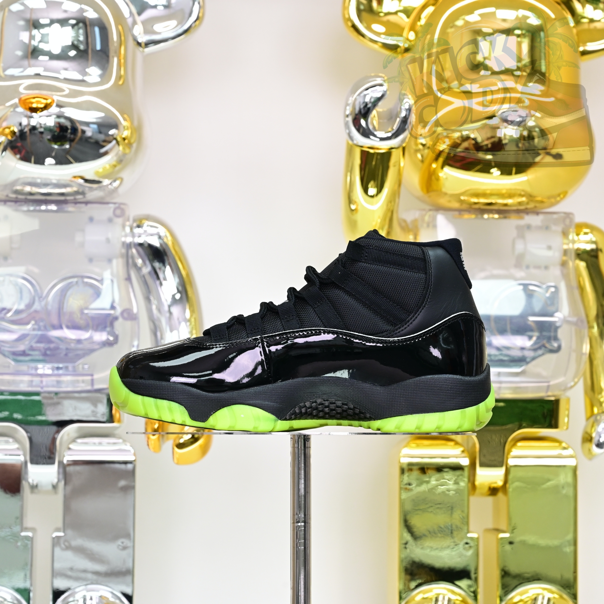 Air Jordan 11 GS Black/Barely Volt   CT8012-003