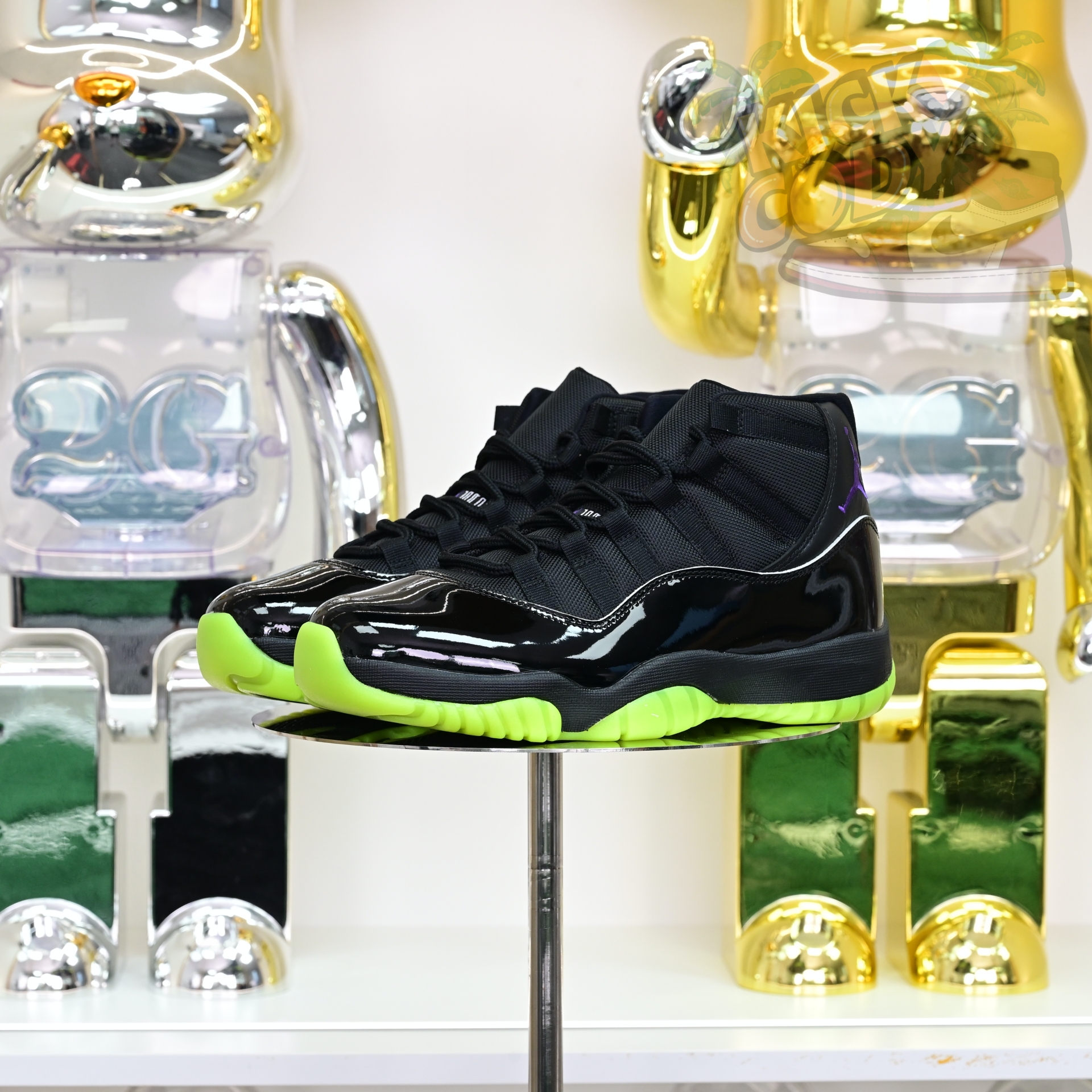 Air Jordan 11 GS Black/Barely Volt   CT8012-003