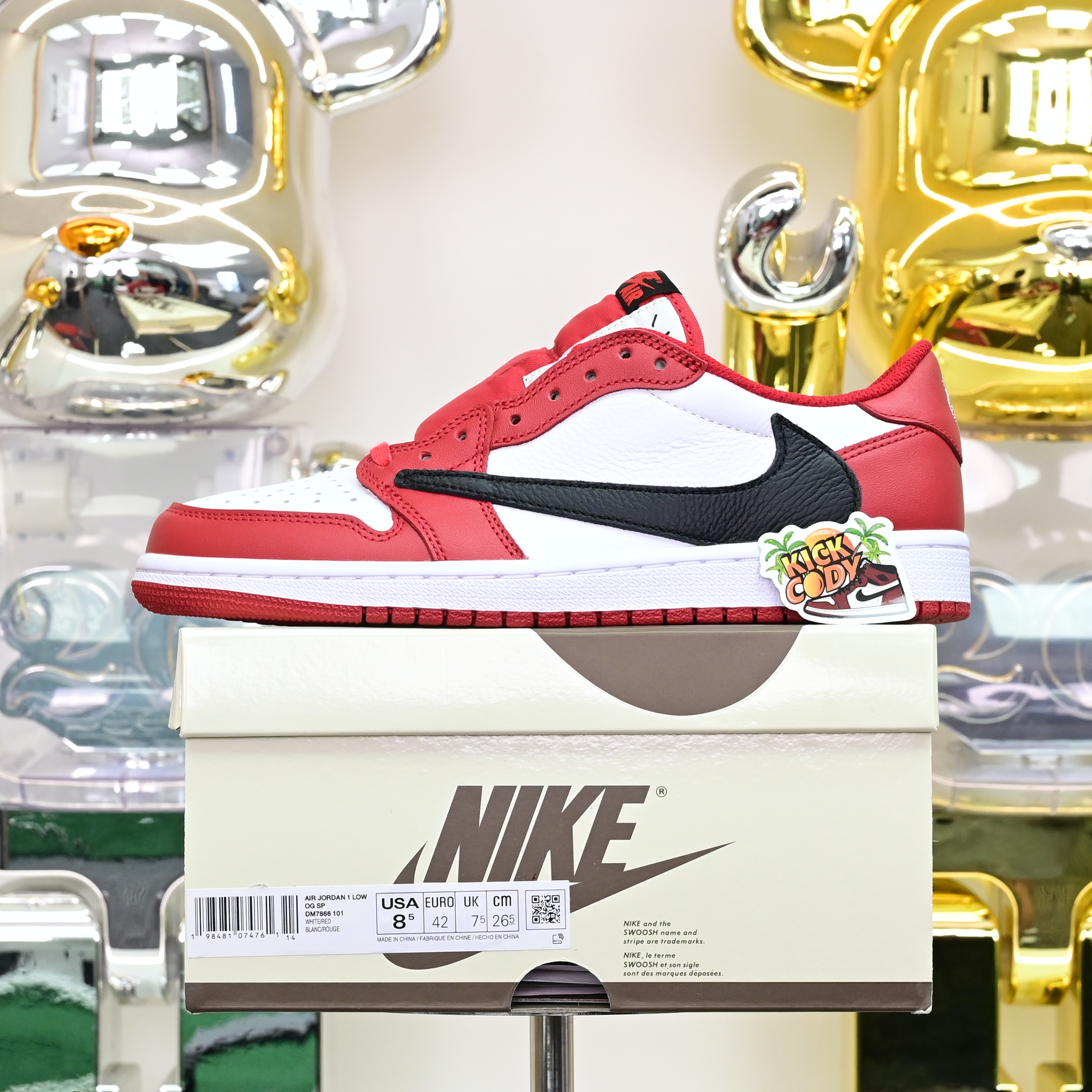 Travis Scott x Air Jordan 1 Low “Chicago” DM7866-101