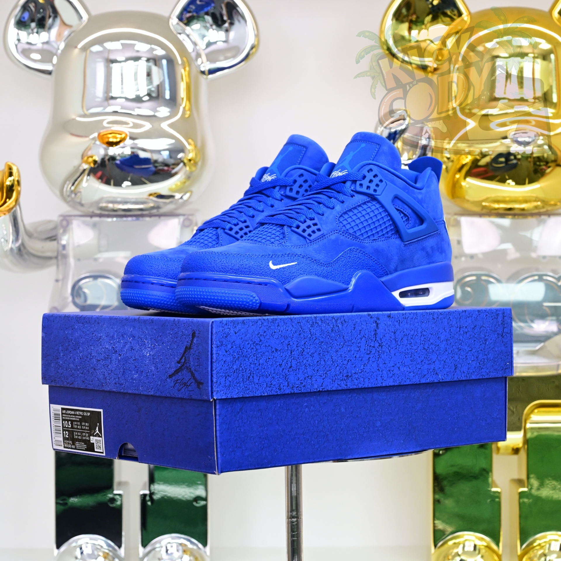 AIR JORDAN 4 RETRO OG SPIREWOOD BLUE SANL   HF4340-400