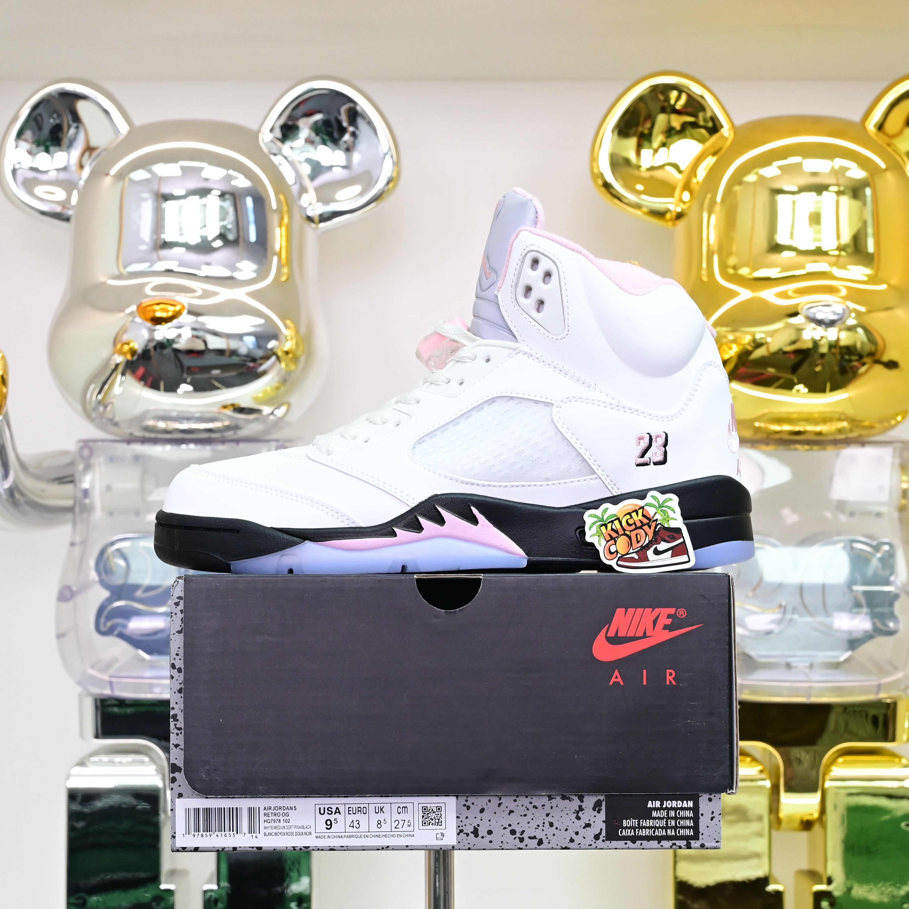 Air Jordan 5“Medium Soft Pink” HQ7978-102