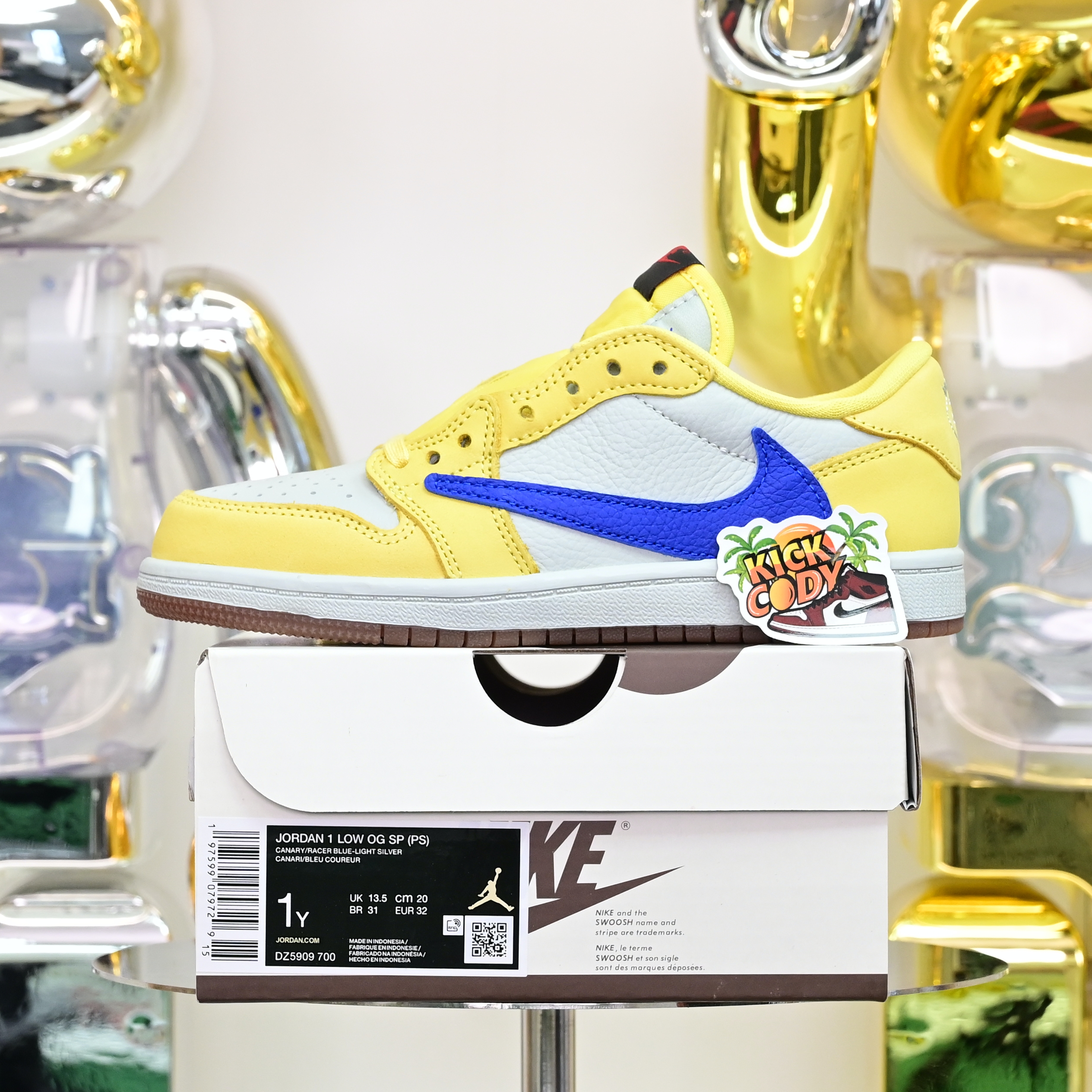 Kids Shoes Travis Scott x Air Jordan 1 Retro Low OG DZ5909-700