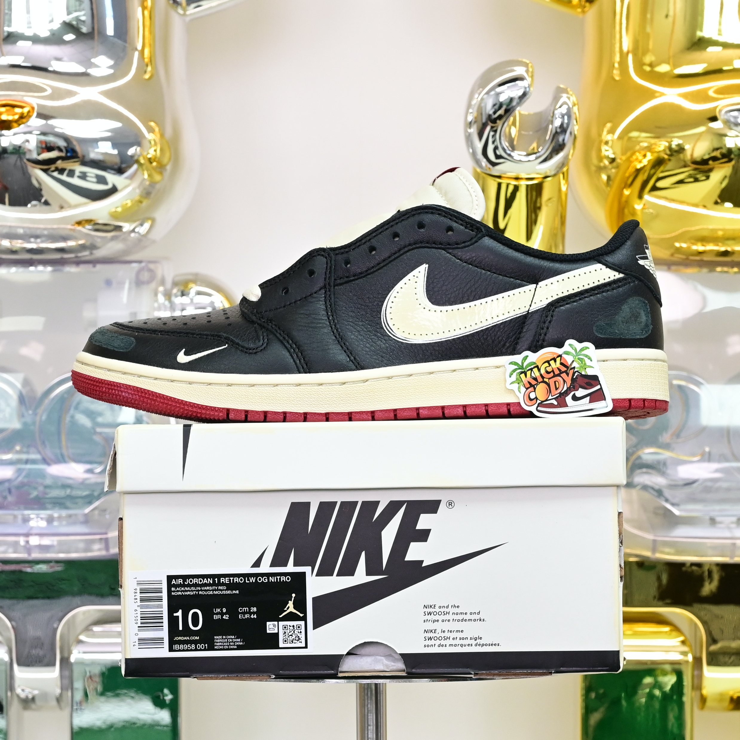 Nigel Sylvester x Air Jordan 1 Low OG Nitro