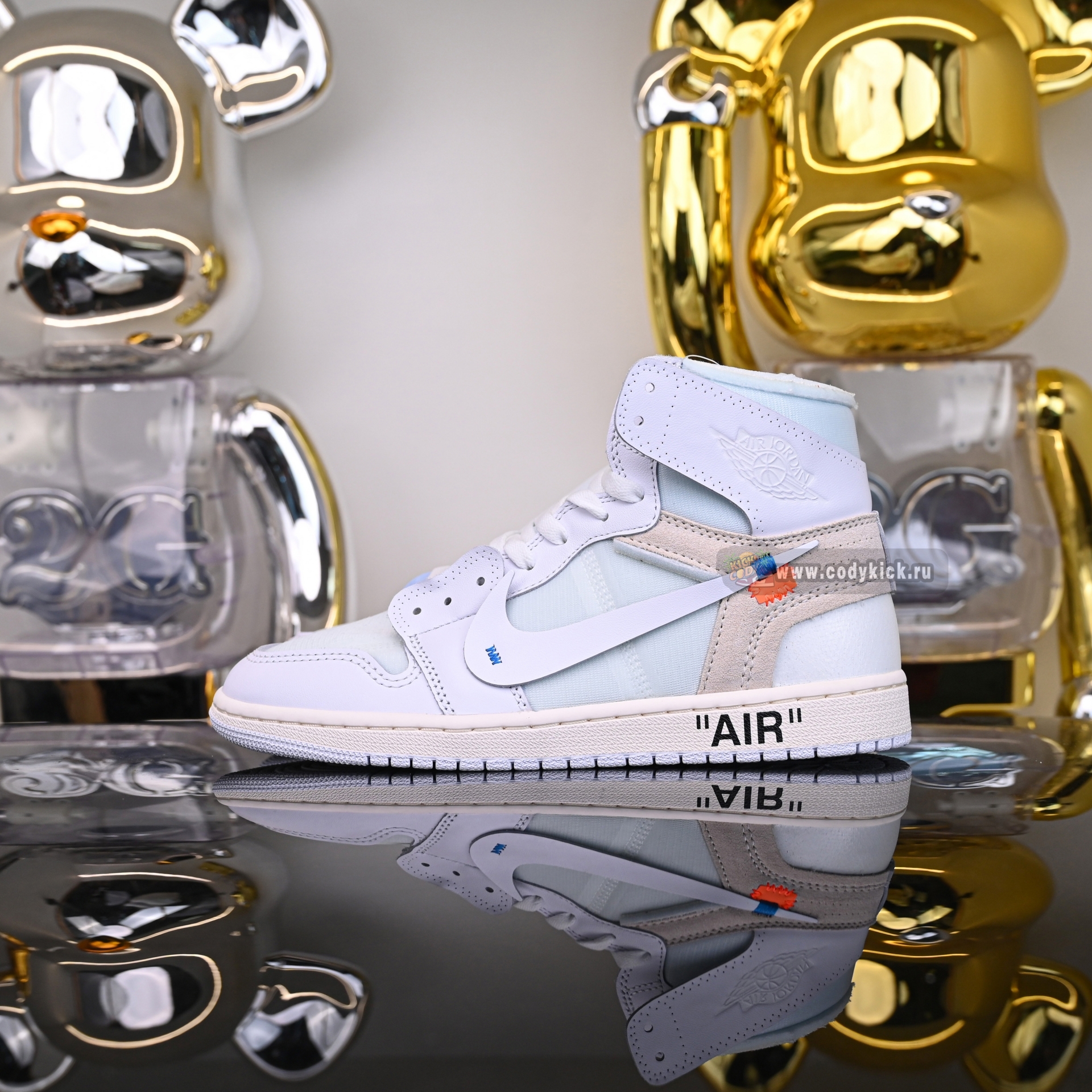 OFF-WHITE X AIR JORDAN 1 RETRO HIGH OG 'WHITE' 2018