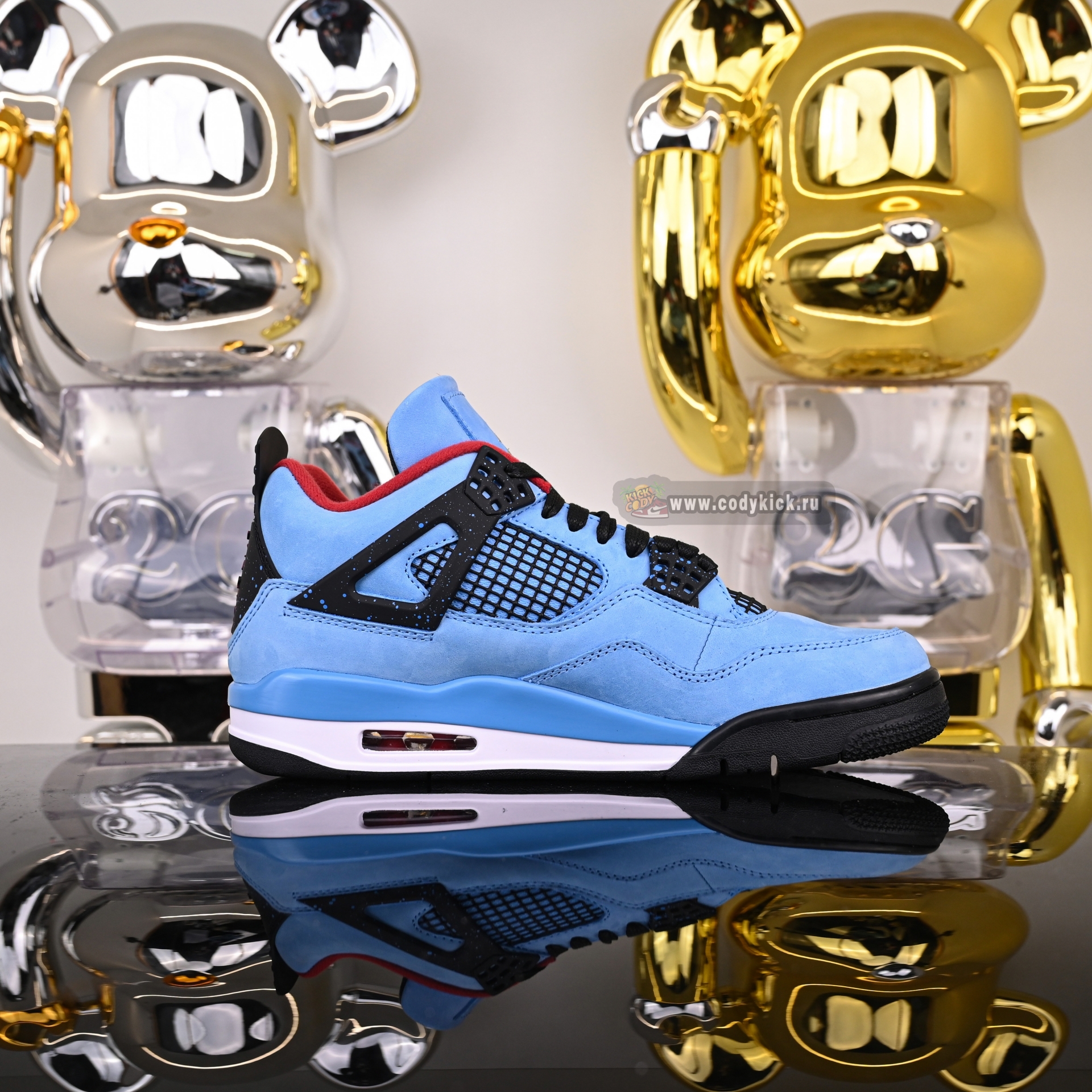TRAVIS SCOTT X AIR JORDAN 4 RETRO 'CACTUS JACK' FRIENDS & FAMILY 308497-406