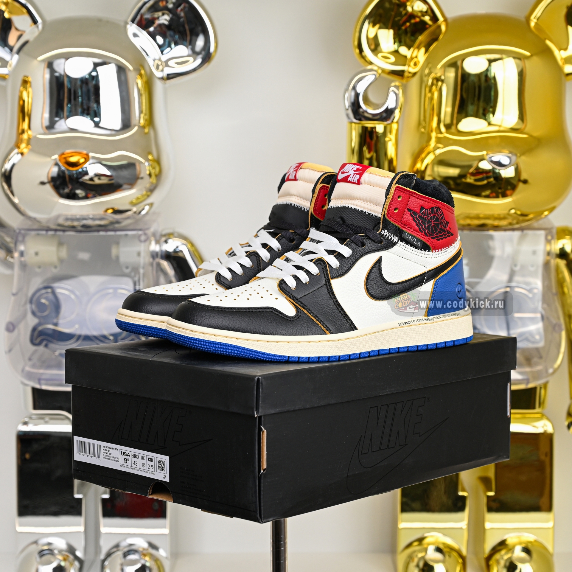 Union LA x Fragment Design x  Air Jordan 1 High OG