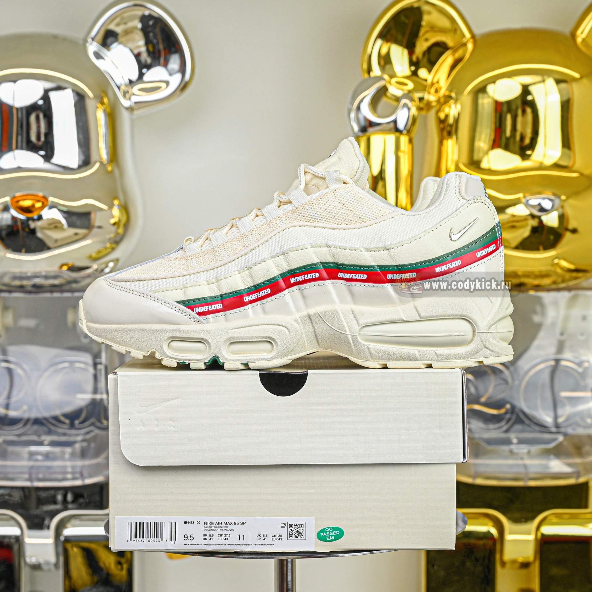 UNDEFEATED x Nike Air Max 95 OG Big Bubble   IB4453-100