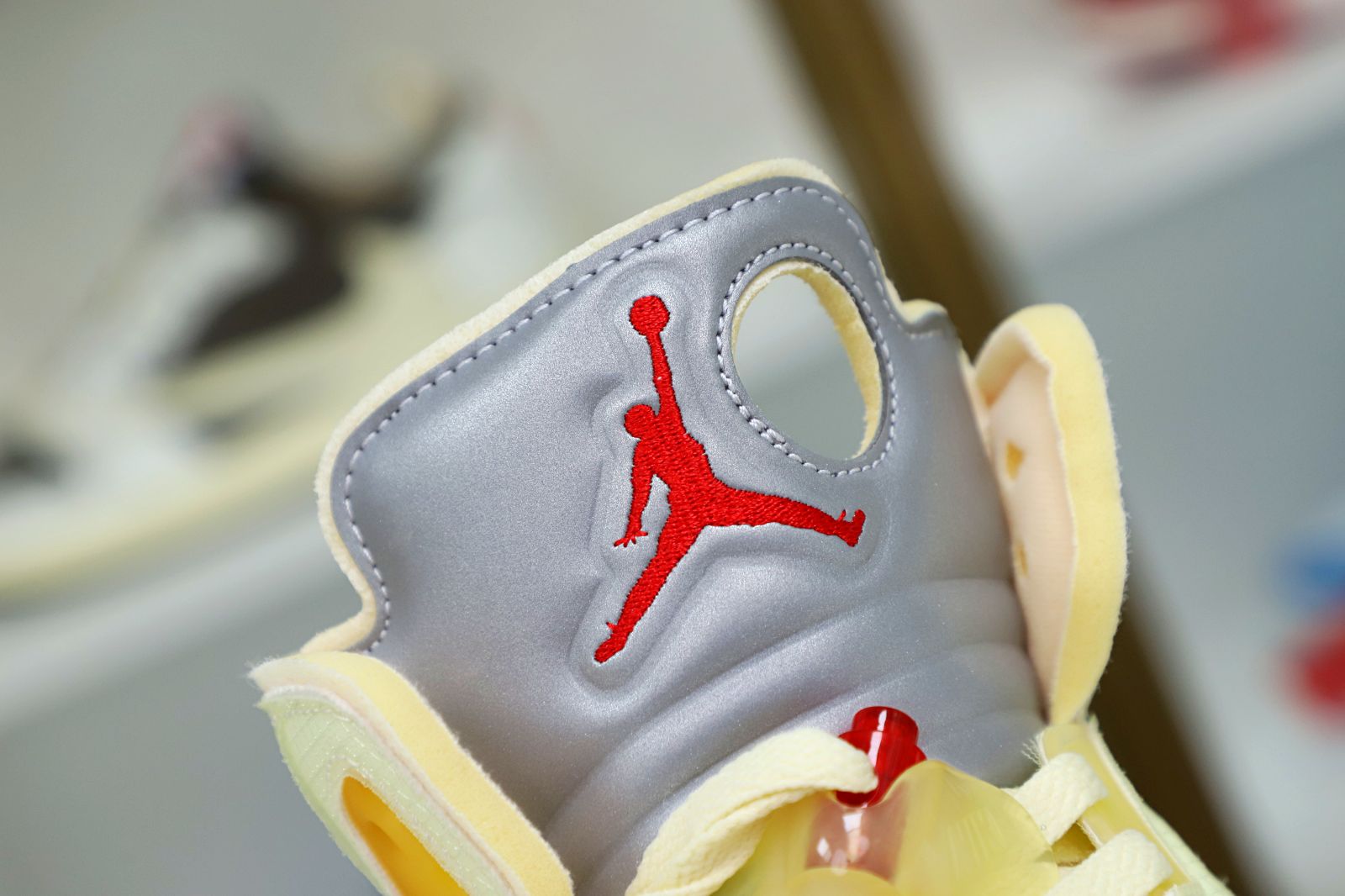 AIR JORDAN OFF-WHITE X AIR JORDAN 5 RETRO SP PS 'SAIL'