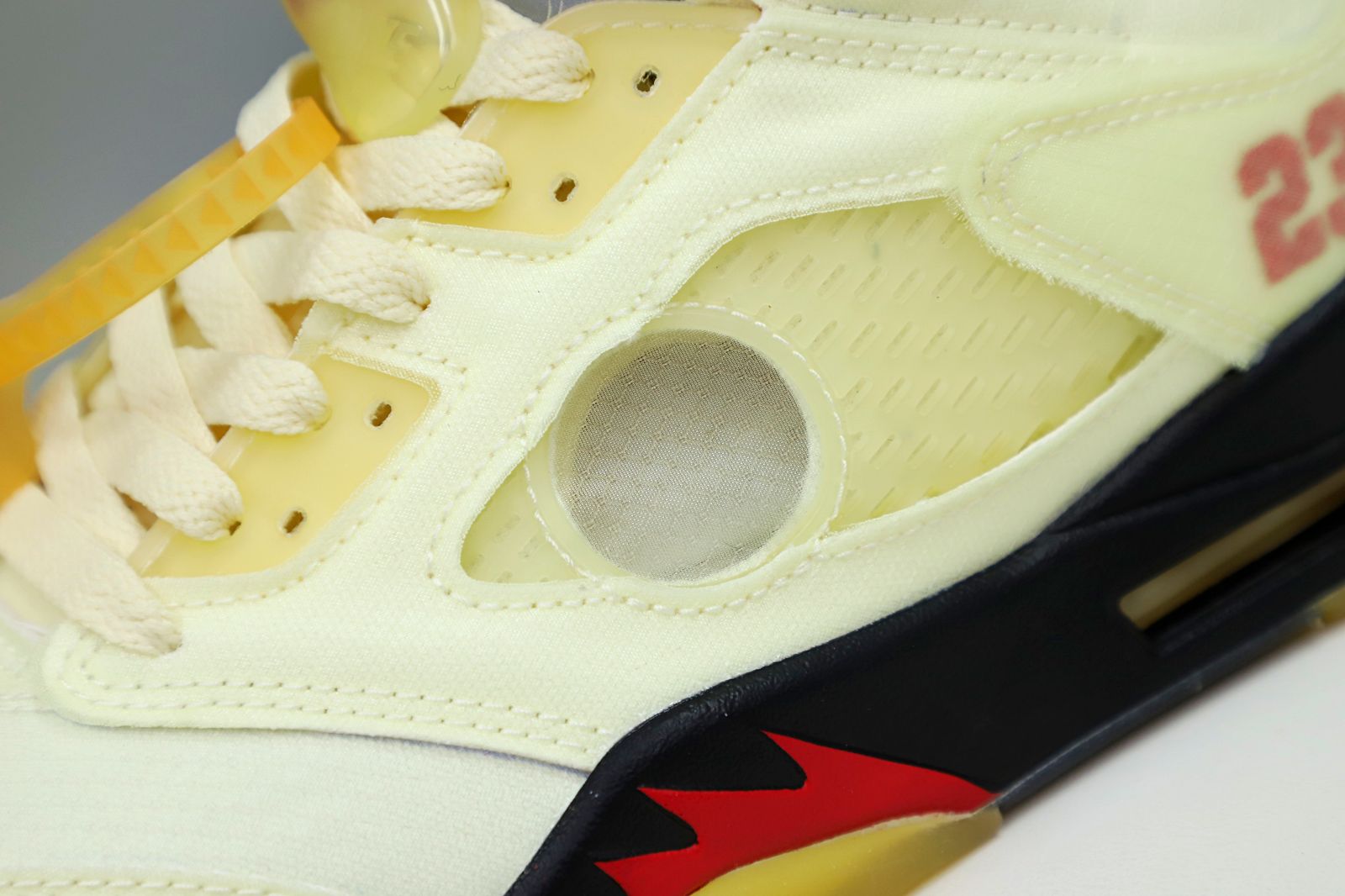 AIR JORDAN OFF-WHITE X AIR JORDAN 5 RETRO SP PS 'SAIL'