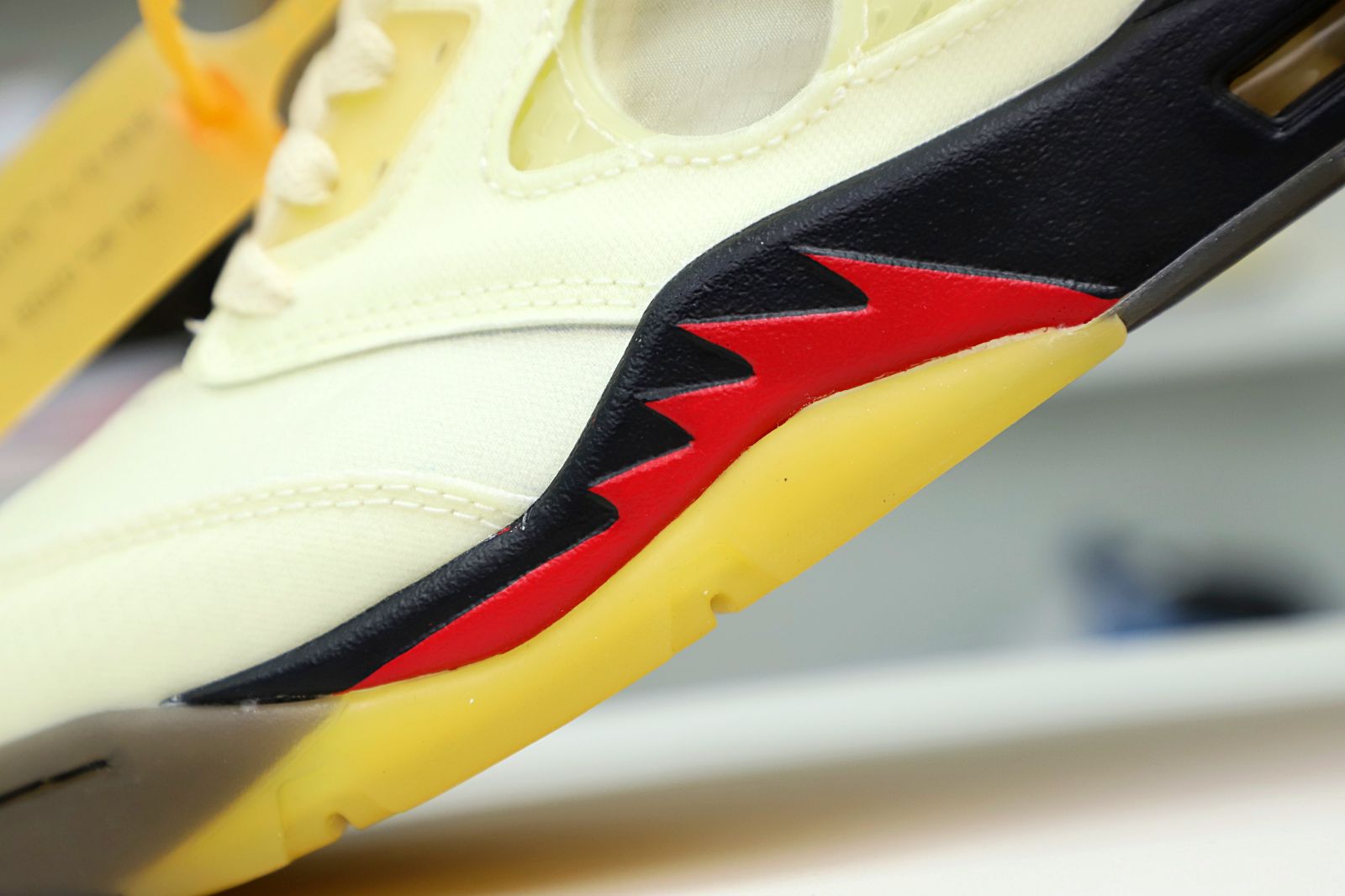 AIR JORDAN OFF-WHITE X AIR JORDAN 5 RETRO SP PS 'SAIL'