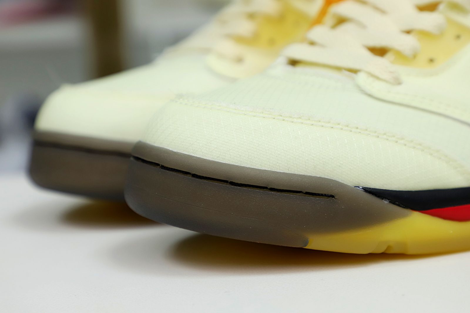 AIR JORDAN OFF-WHITE X AIR JORDAN 5 RETRO SP PS 'SAIL'