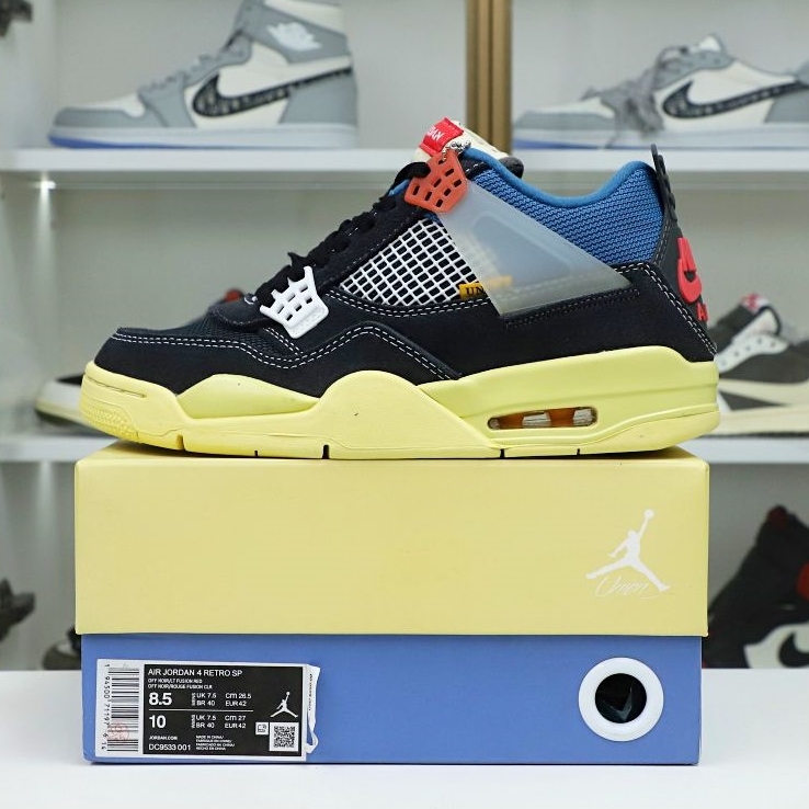 UNION LA X AIR JORDAN 4 RETRO 'OFF NOIR'