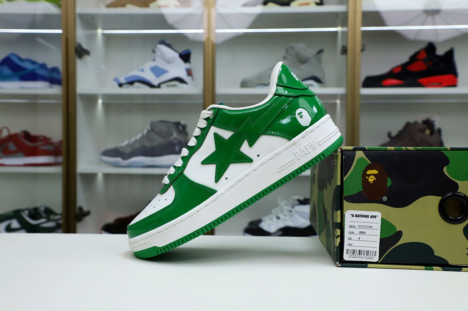 BAPE BAPESTA 'GREEN'
