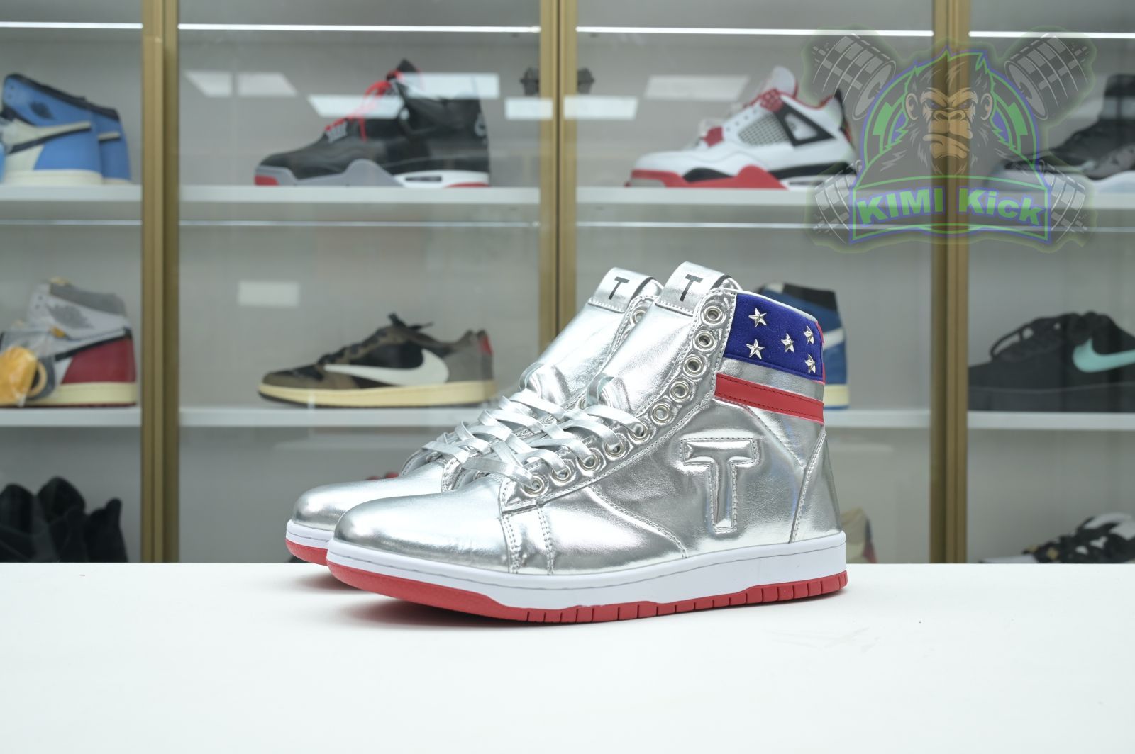 Never Surrender Trump sneakers MAGA.1